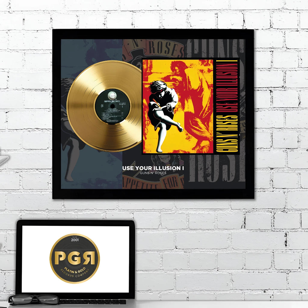 Guns N' Roses Use Your Illusion I Gold Record Framed Wall Art