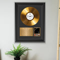 Metallica Black Album Gold Record Framed Wall Art Metal Memorabilia