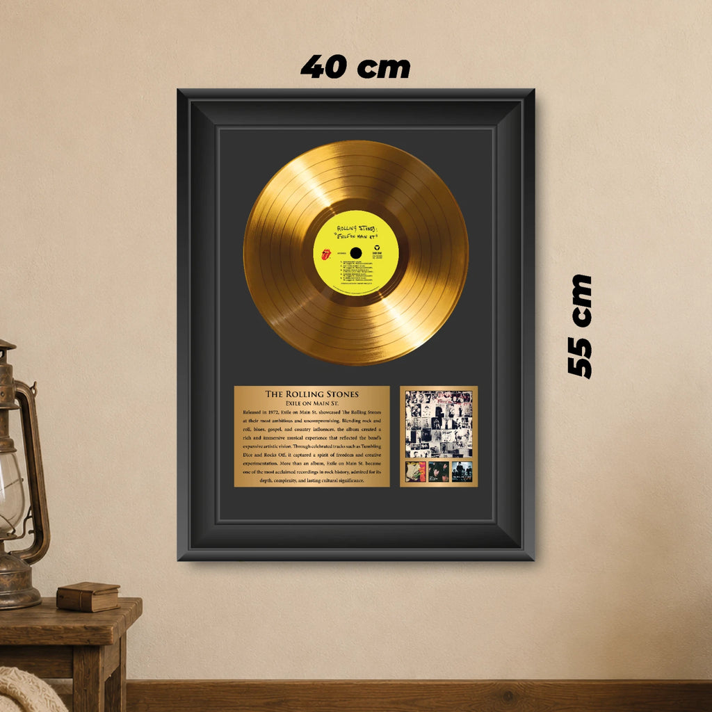 The Rolling Stones Let It Bleed Gold Record Framed Wall Art