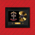 Guns N' Roses Appetite for Destruction Gold Record Framed Wall Art