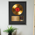 Rainbow Rising Gold Record Framed Wall Art Rock Memorabilia
