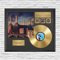Personalized Pink Floyd Animals Gold Record Framed Wall Art Decor