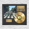 Personalized The Beatles Abbey Road Gold Record Framed Wall Art