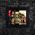 Bob Marley Gold Record Framed Wall Art Reggae Music Memorabilia