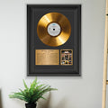 Michael Jackson Dangerous Gold Record Framed Wall Art Memorabilia