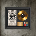Aerosmith Get a Grip Gold Record Framed Wall Art Rock Memorabilia