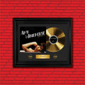 Amy Winehouse Back to Black Gold Record Framed Wall Art Decor