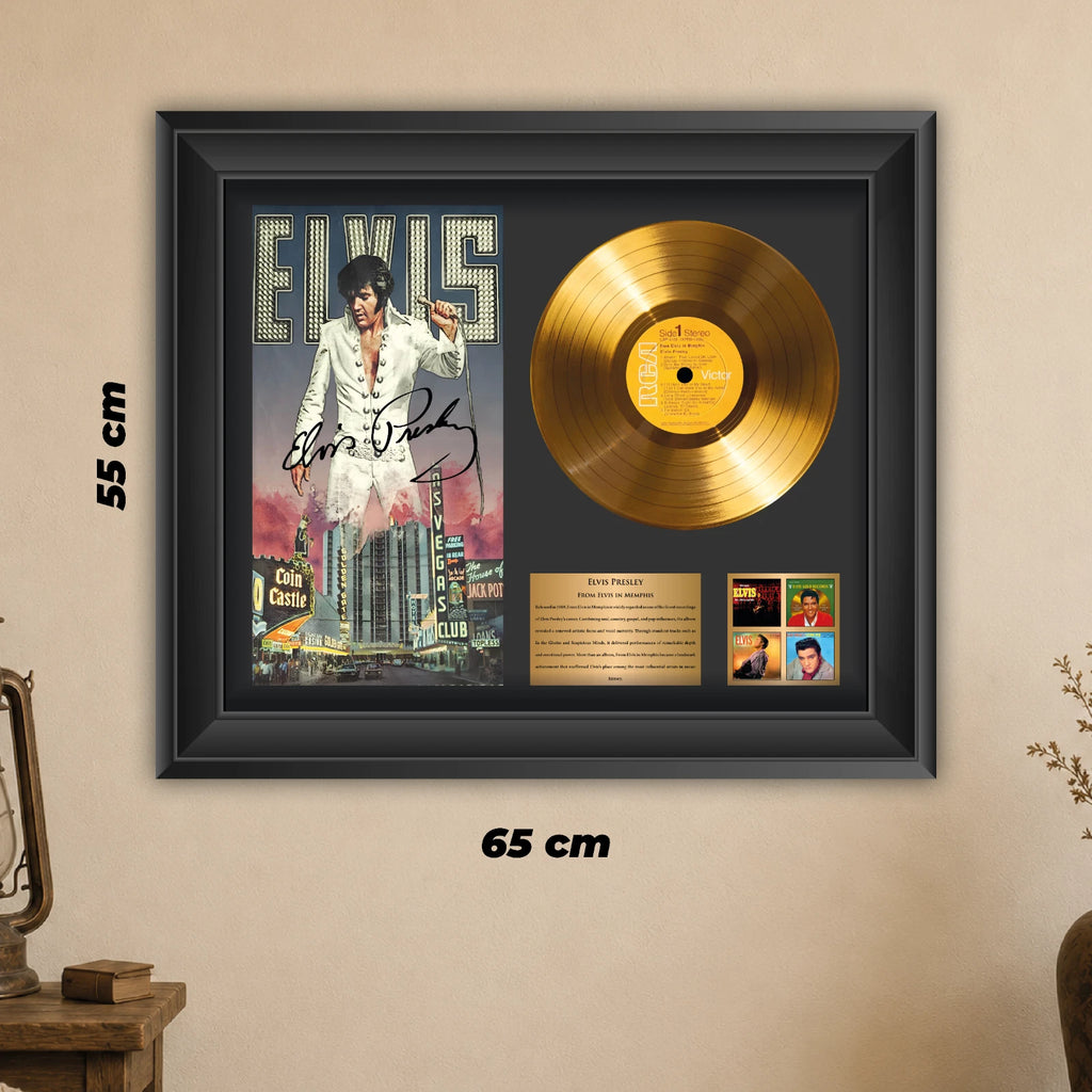 Personalized Elvis Presley Elvis in Memphis Gold Record Framed Wall Art