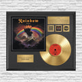 Personalized Rainbow Rising Gold Record Framed Wall Art Rock Decor