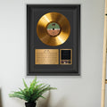 AC/DC Back in Black Gold Record Framed Wall Art Rock Memorabilia