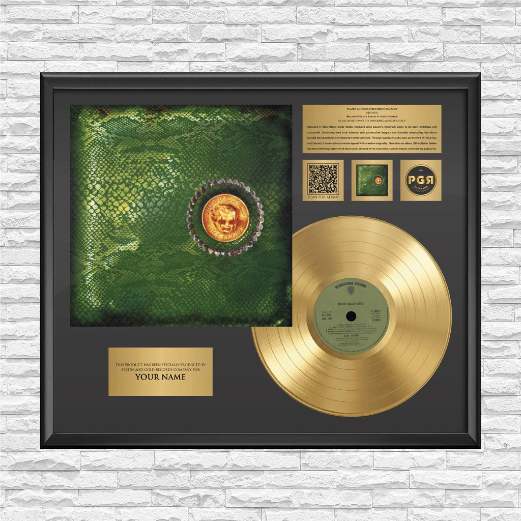 Personalized Whitesnake 1987 Gold Record Framed Wall Art Decor