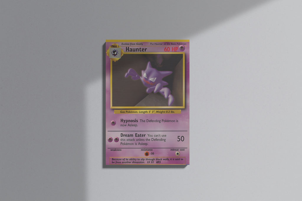 GeekCultcha Pokémon Haunter Premium Canvas Print