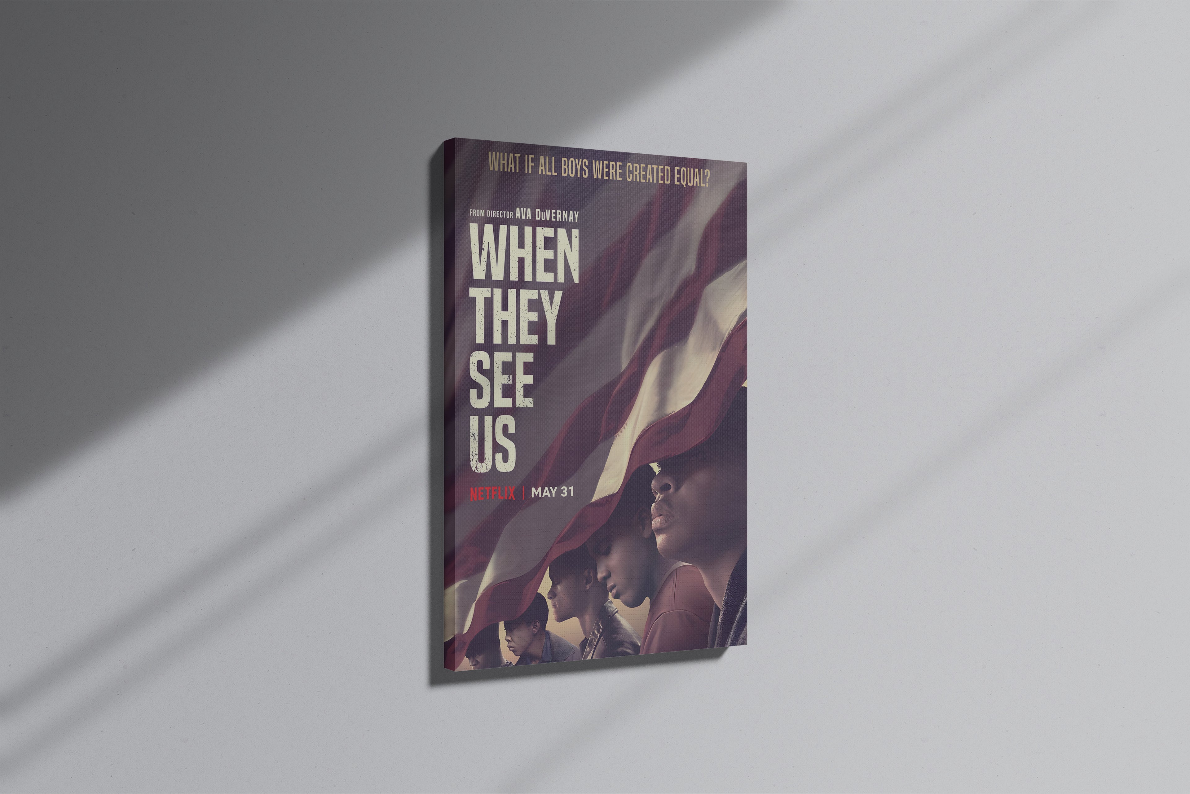 GeekCultcha When They See Us TV Series Themed Premium Canvas Print
