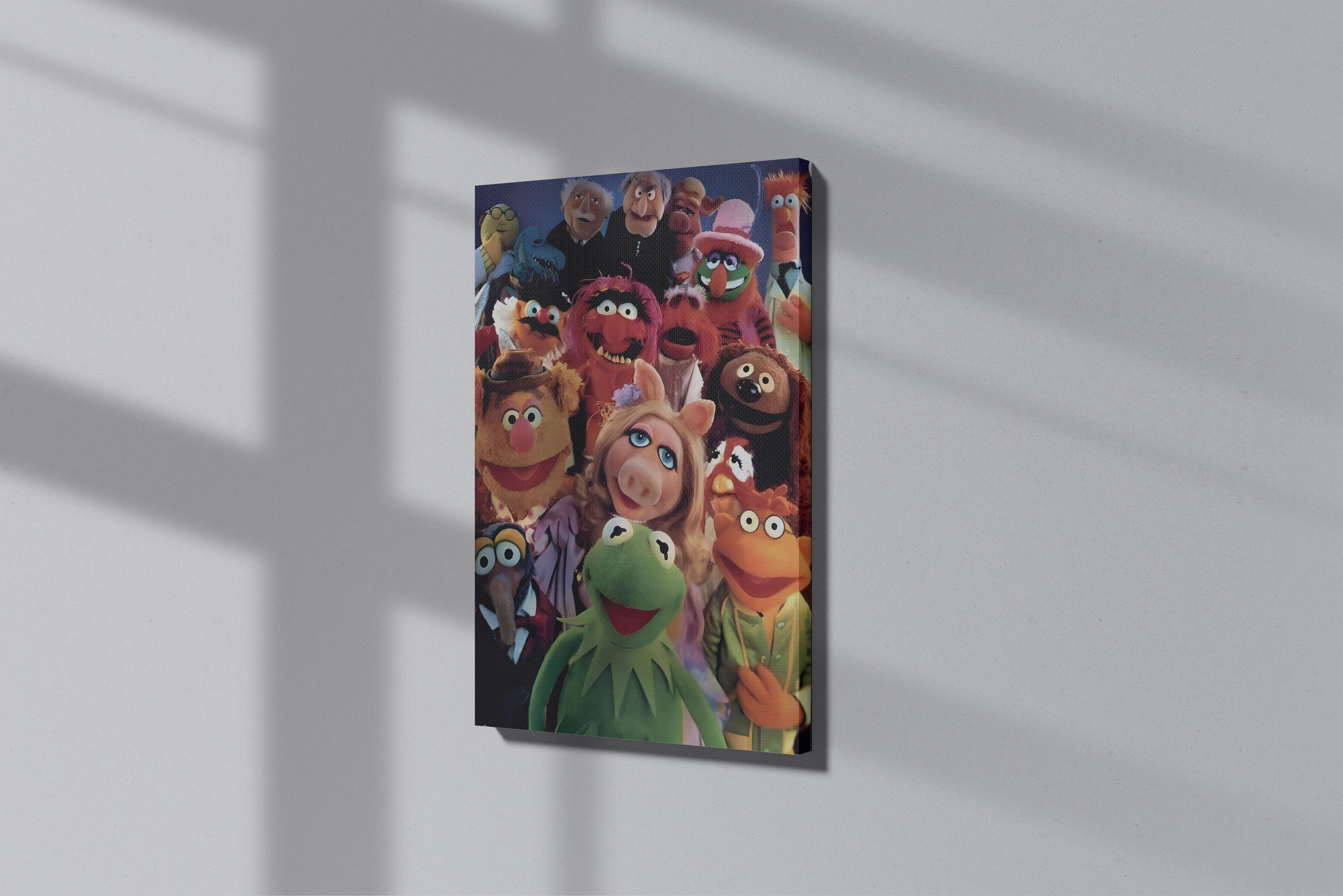 GeekCultcha The Muppets Character Themed Premium Canvas Print