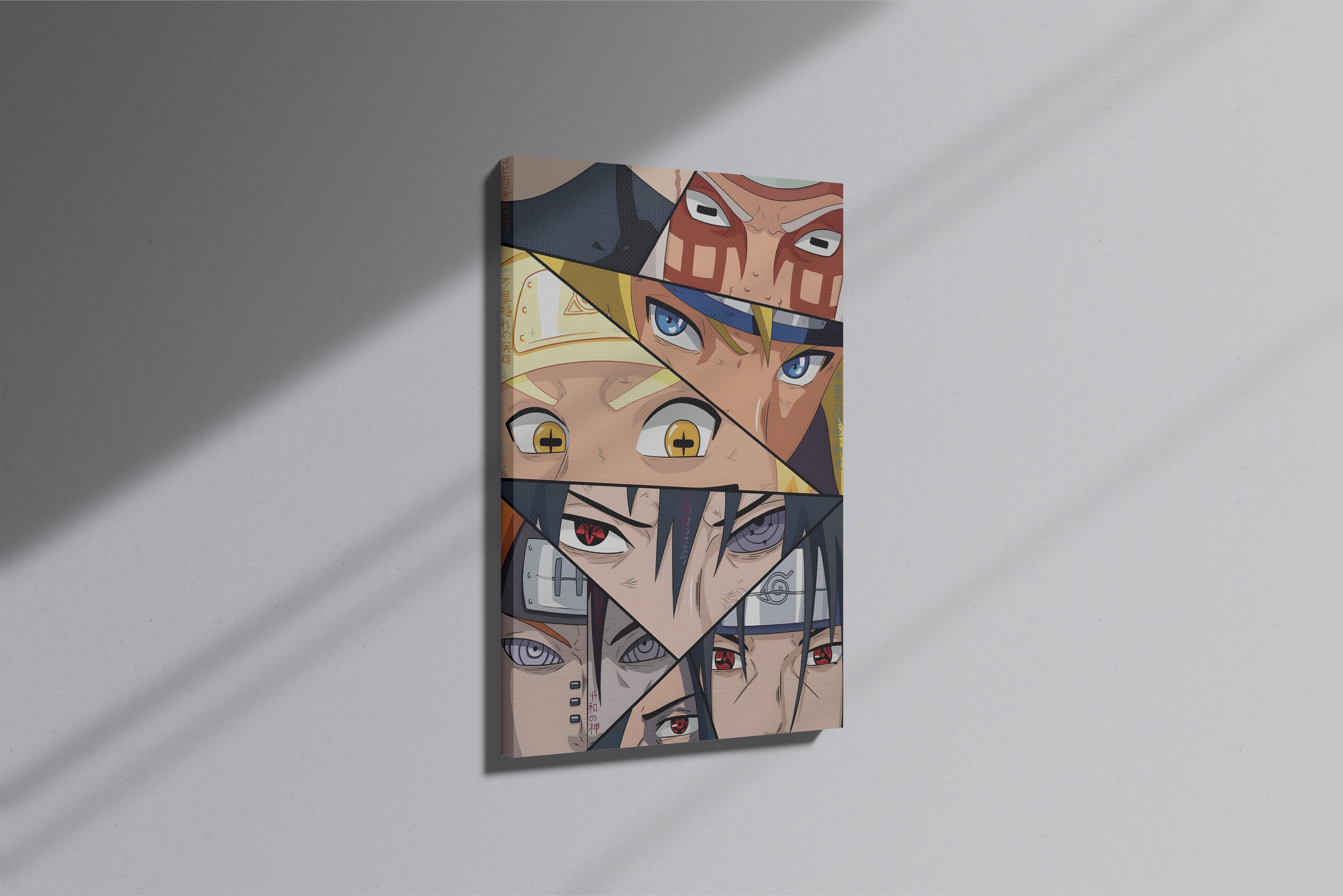 GeekCultcha Naruto Characters Premium Canvas Painting