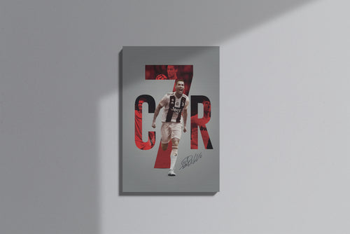 GeekCultcha Cristiano Ronaldo Juventus Premium Canvas Print