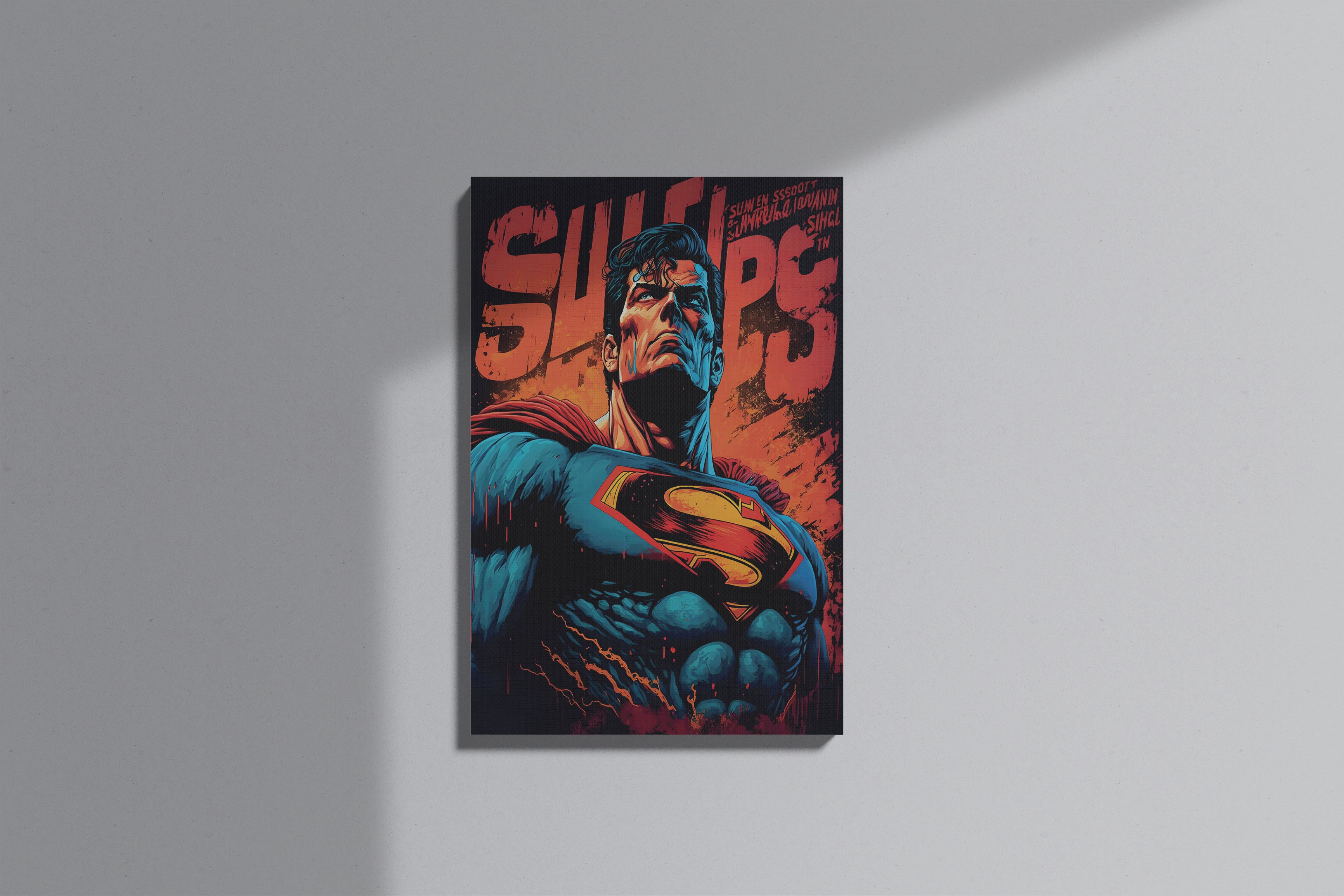 GeekCultcha DC Comics Superman Premium Canvas Print