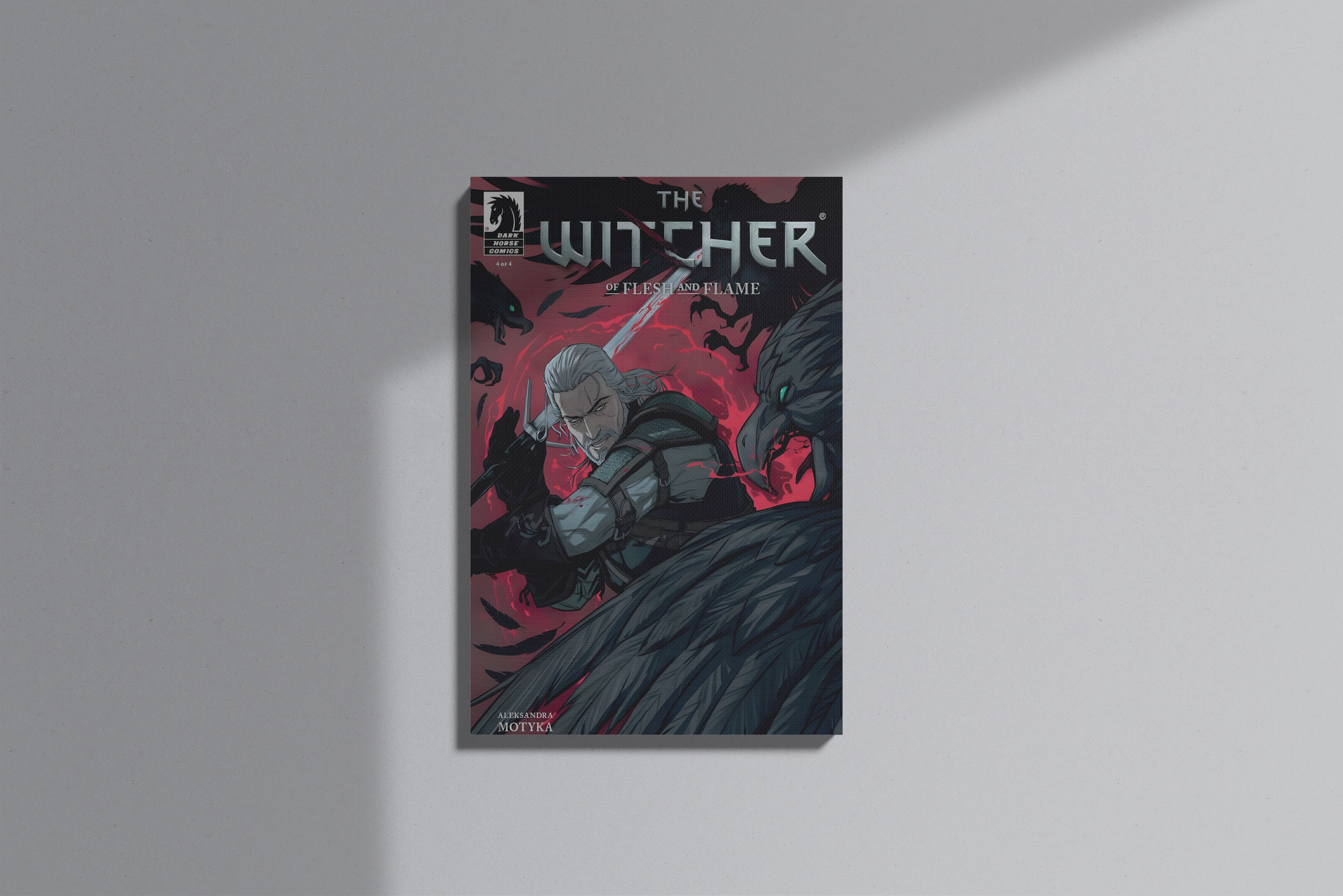 GeekCultcha The Witcher Geralt Premium Canvas Print