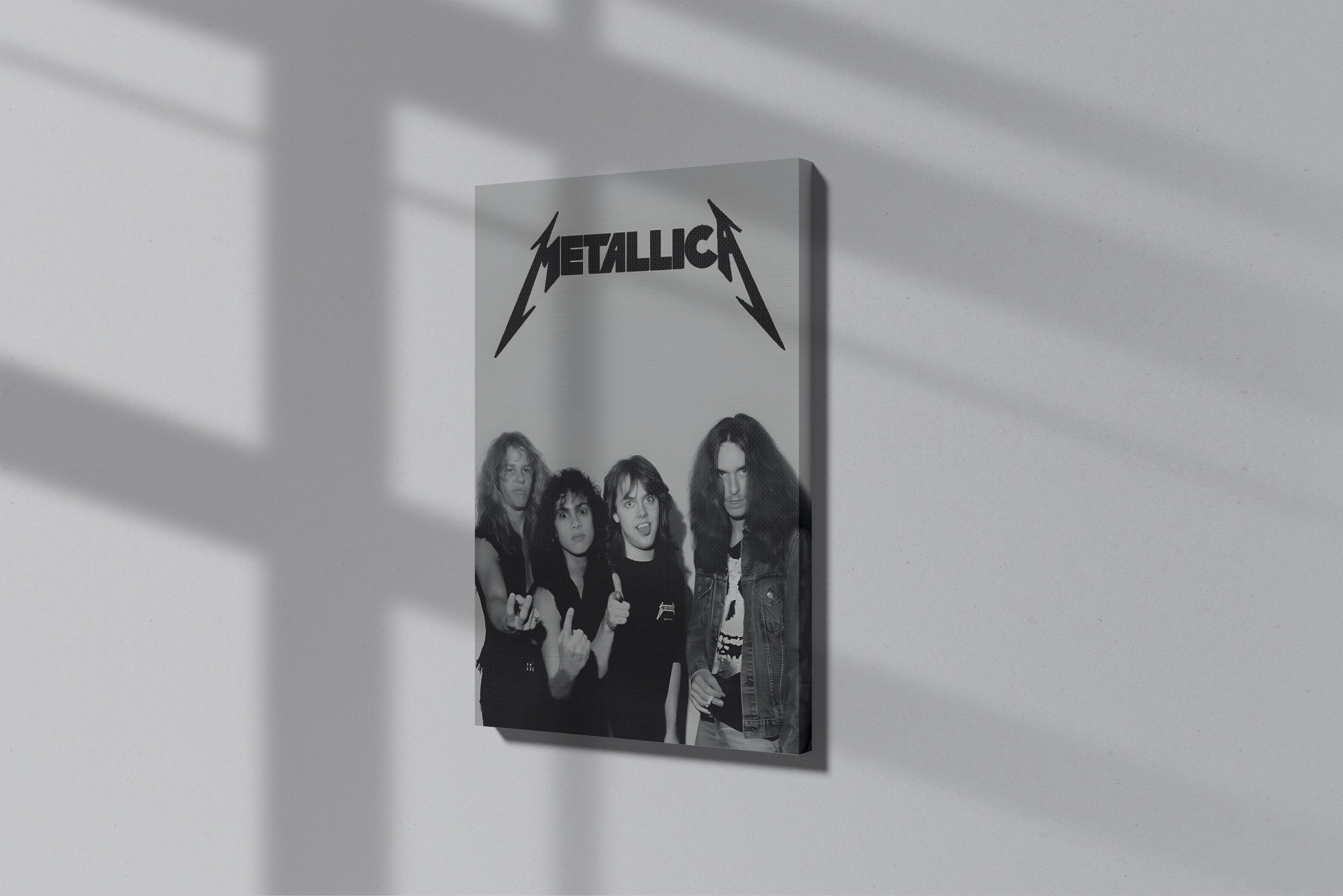 GeekCultcha Metallica Classic Band Premium Canvas Print
