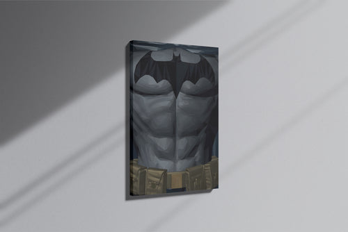 GeekCultcha DC Comics Batman Chest Muscles Premium Canvas Painting