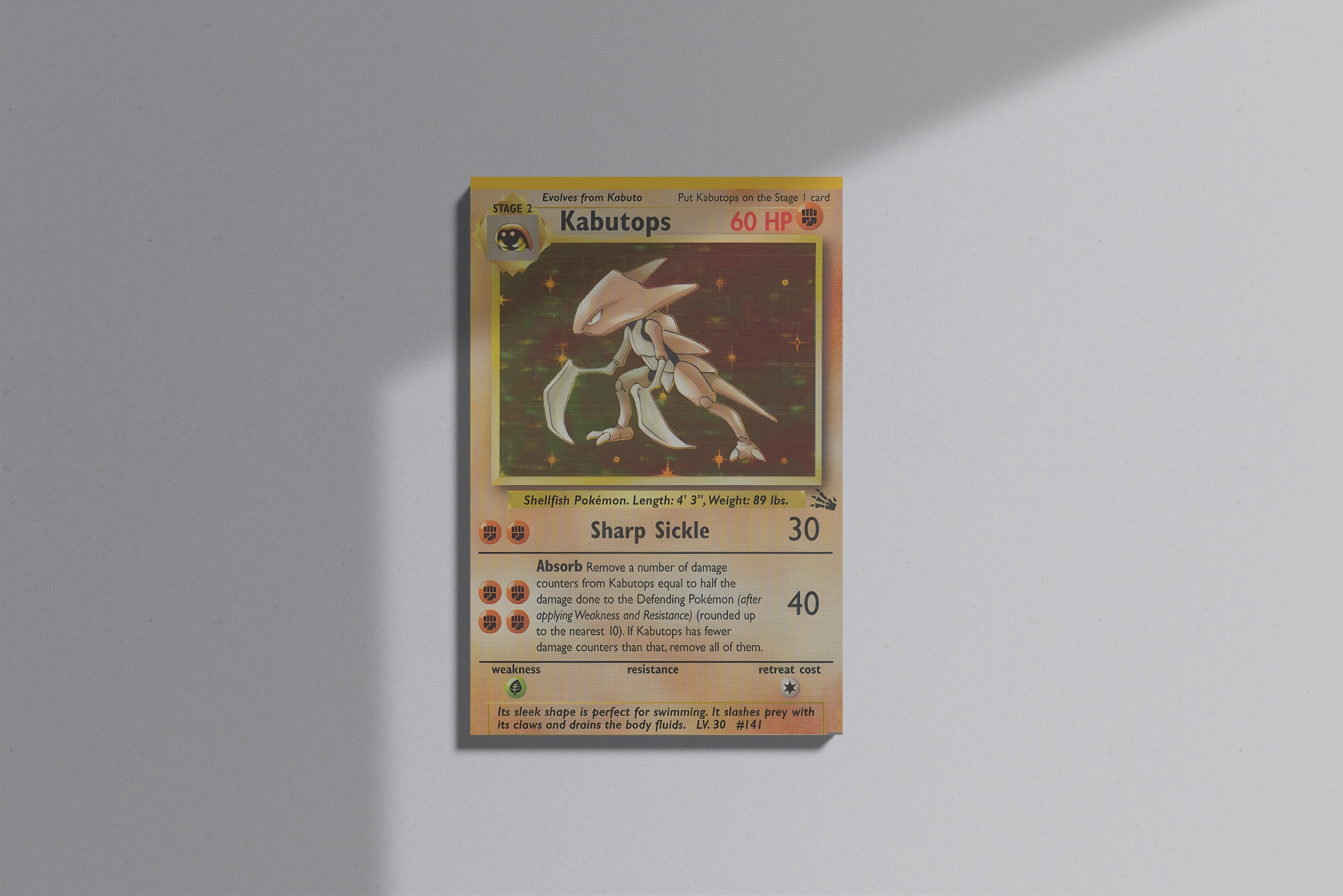 GeekCultcha Pokémon Kabutops Premium Canvas Print