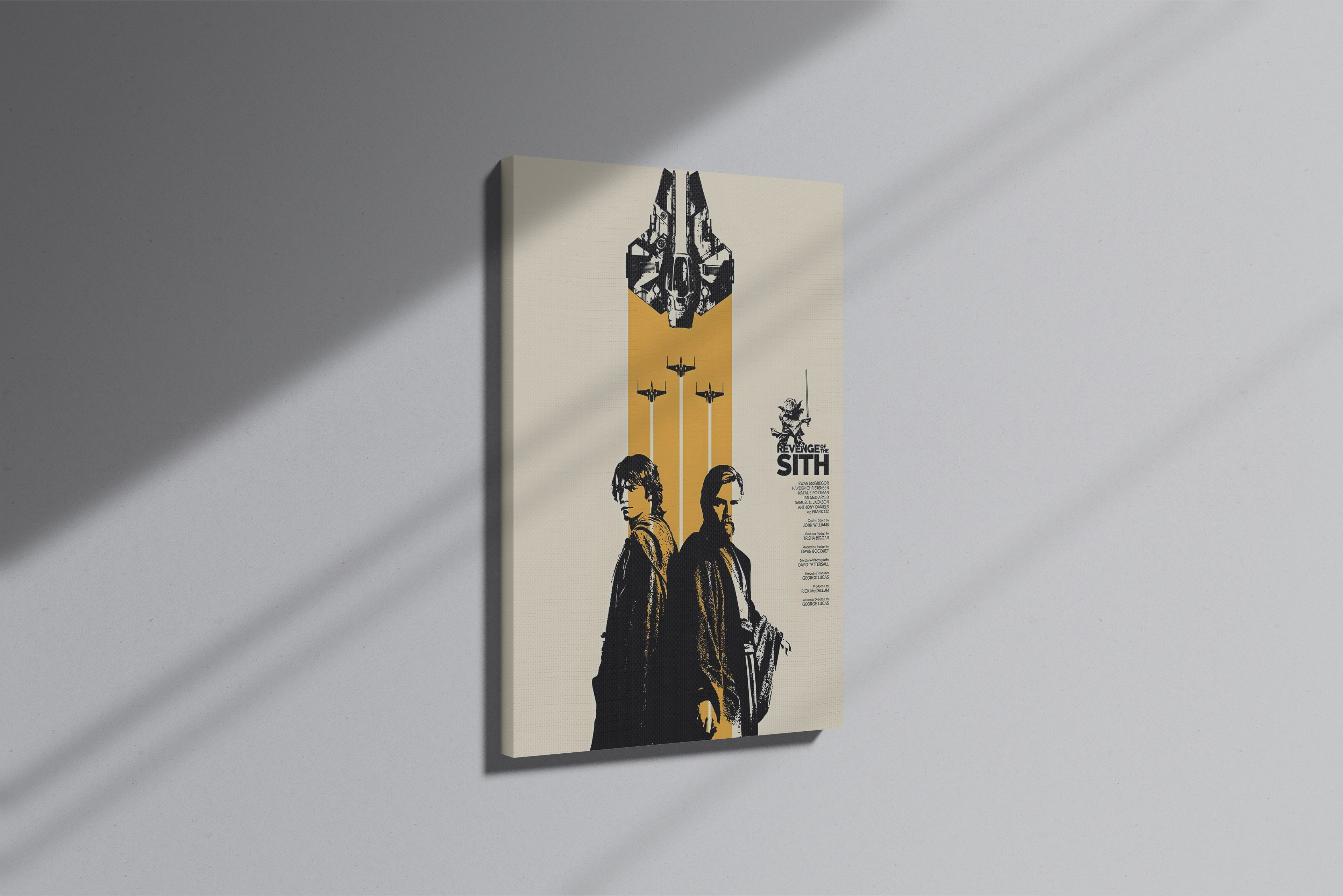 GeekCultcha Star Wars Revenge of the Sith Premium Canvas Print