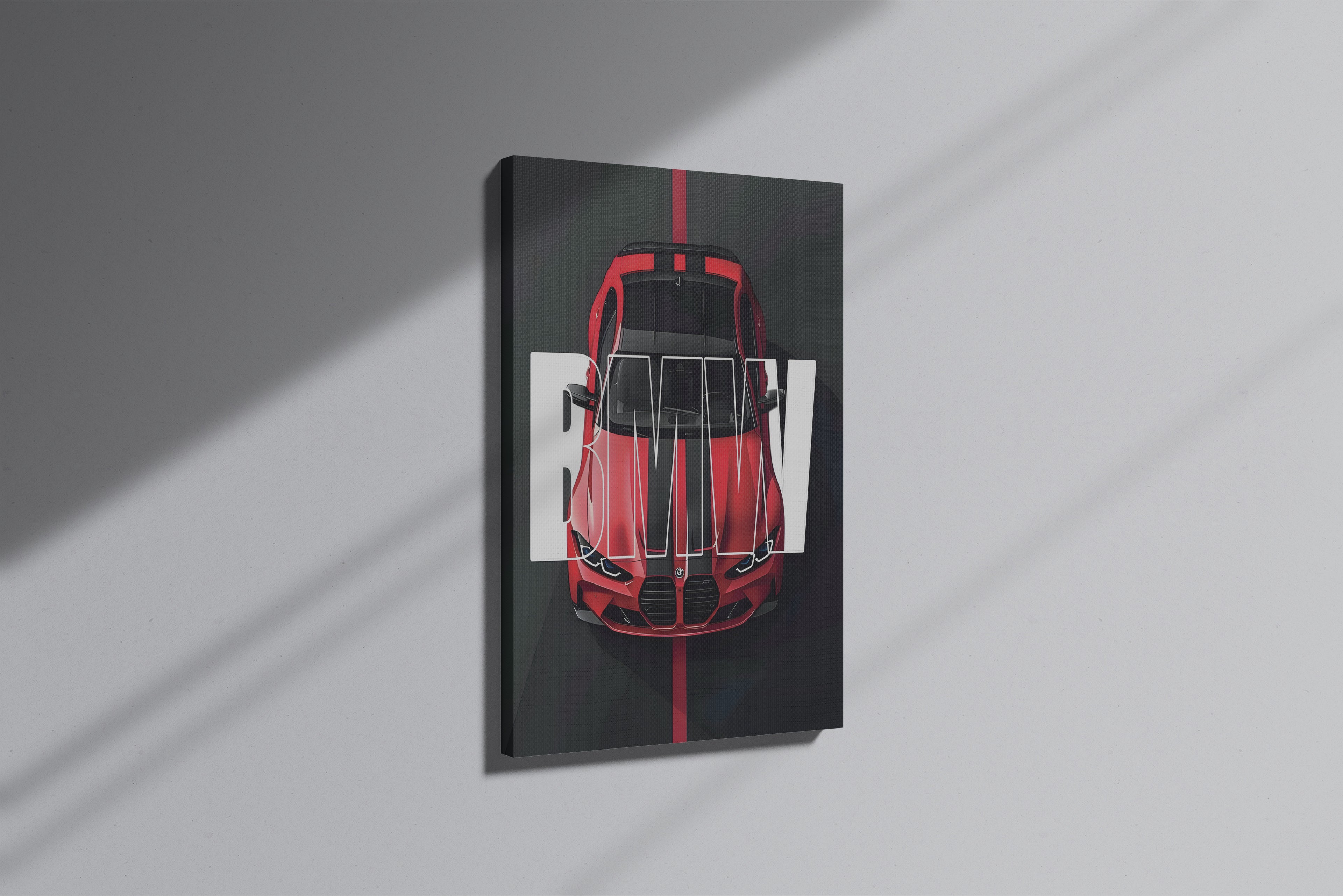 GeekCultcha BMW Custom Design Premium Canvas Painting