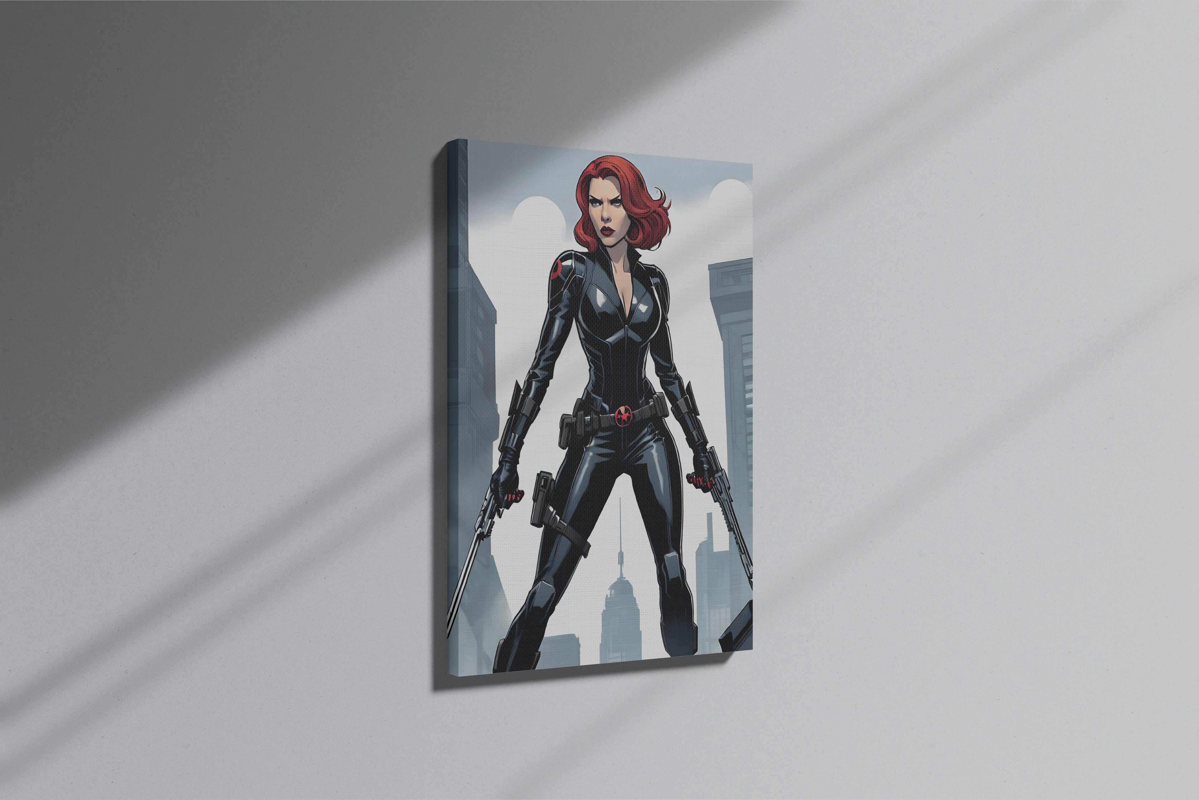GeekCultcha Marvel Black Widow Premium Canvas Print