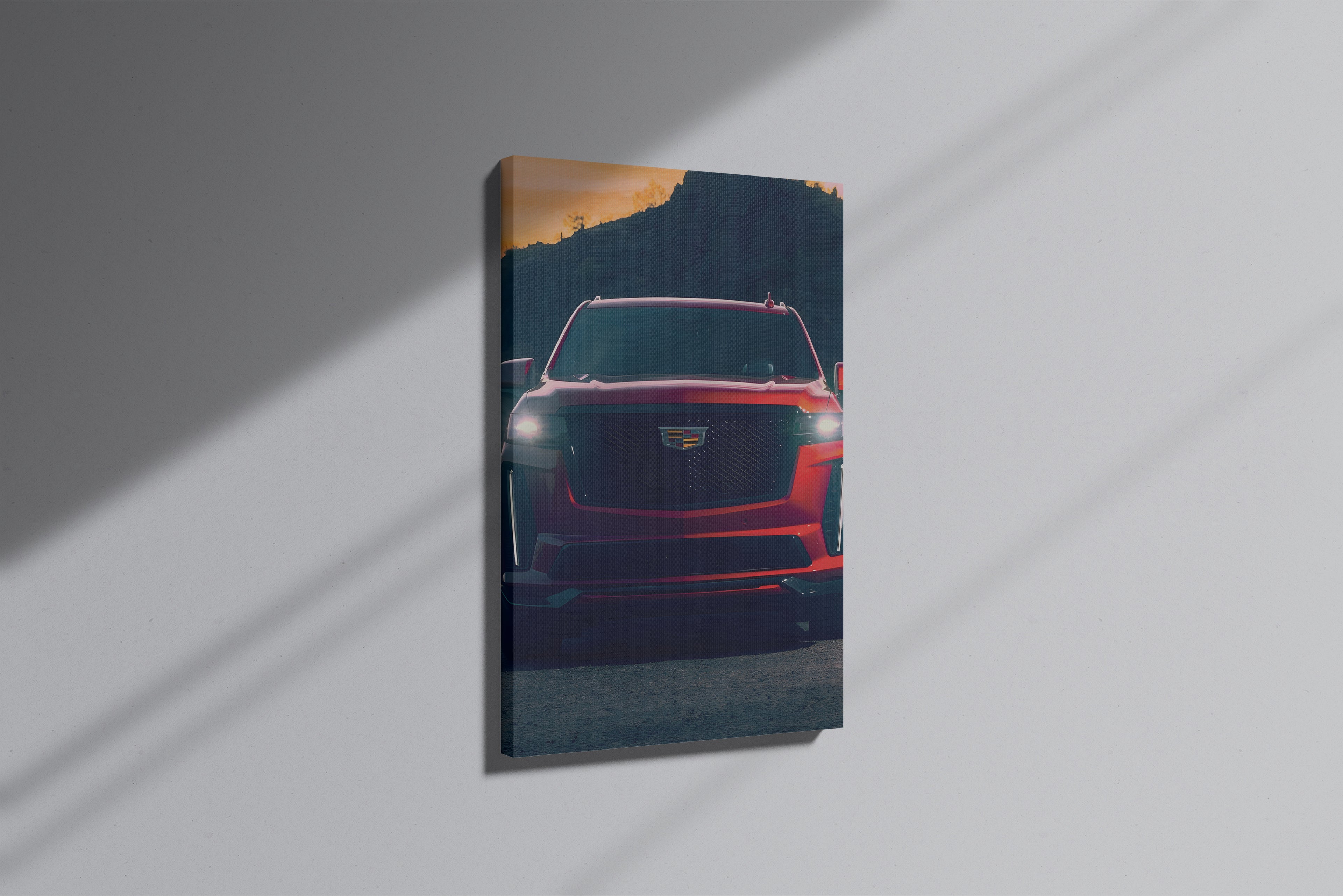 GeekCultcha Cadillac SUV Premium Canvas Painting