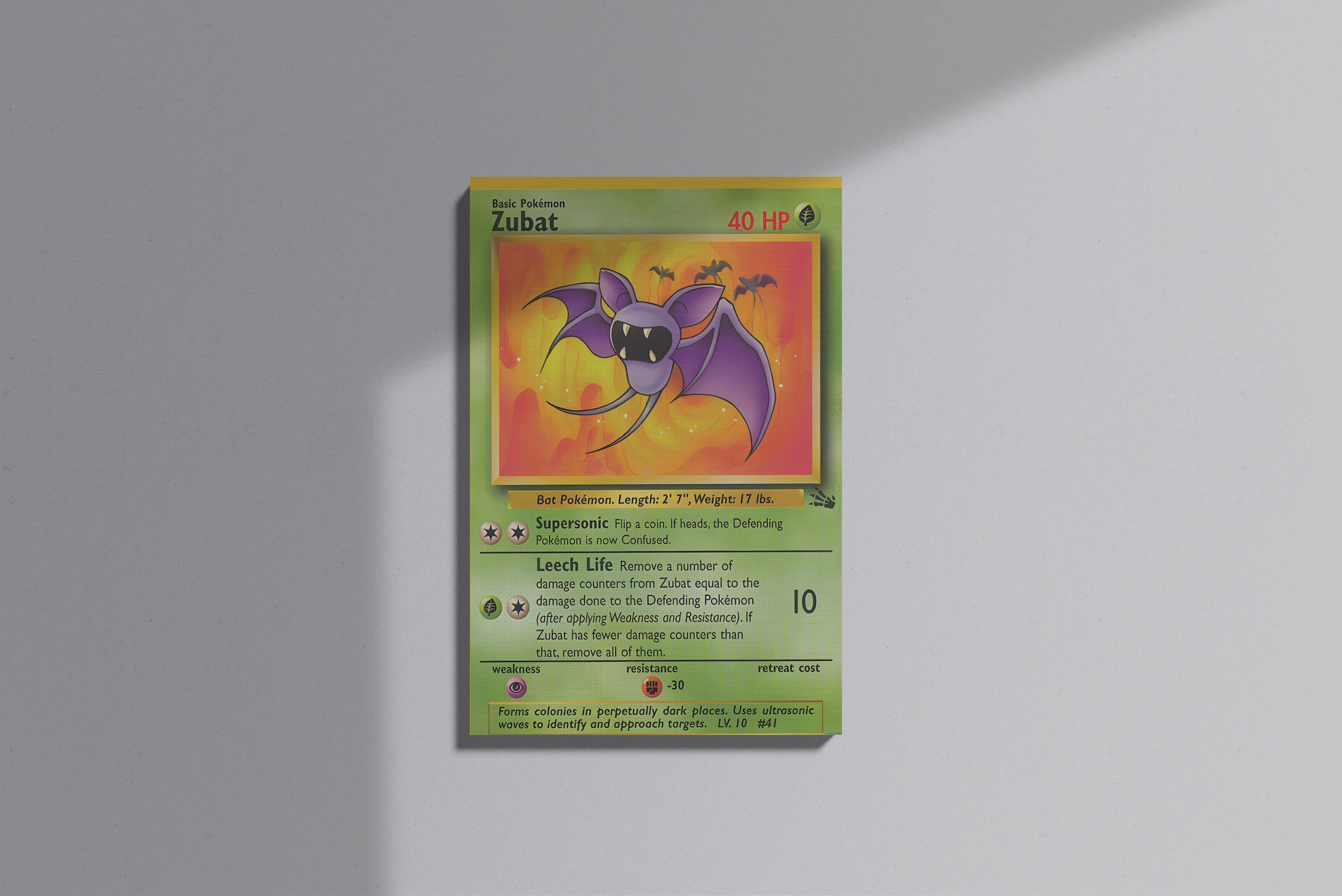 GeekCultcha Pokémon Zubat Premium Canvas Print
