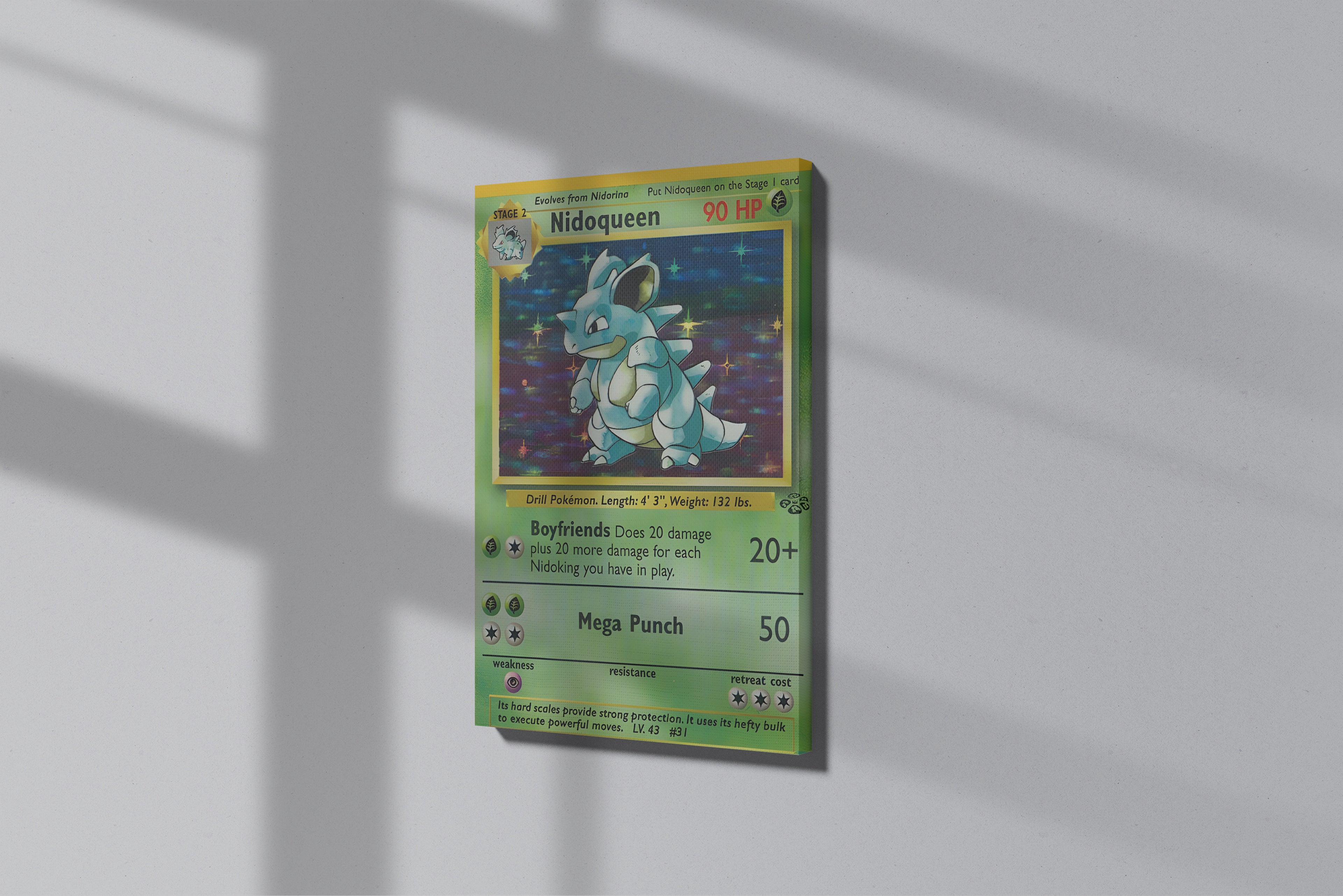 GeekCultcha Pokémon Nidoqueen Premium Canvas Print