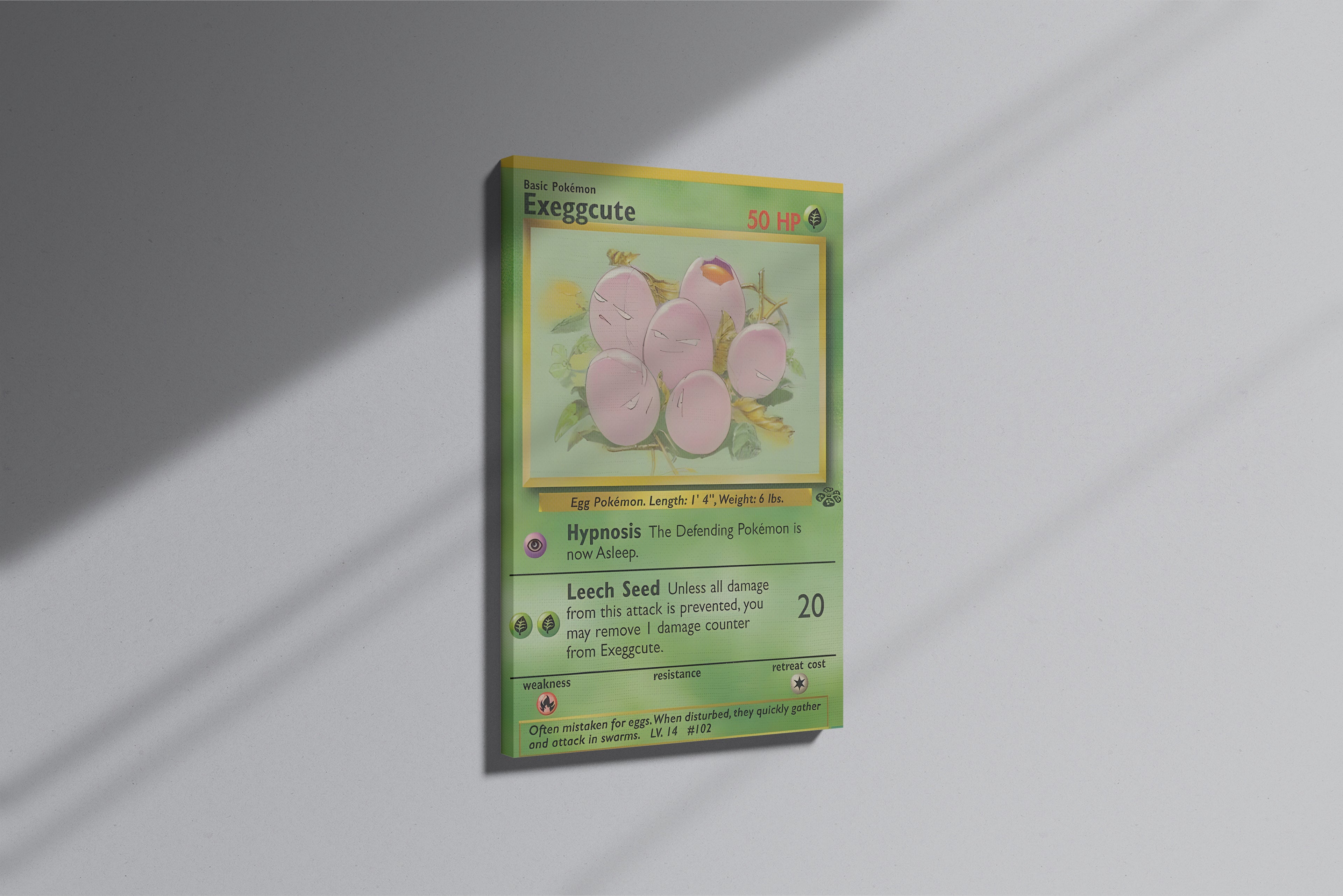 GeekCultcha Pokémon Exeggcute Premium Canvas Print