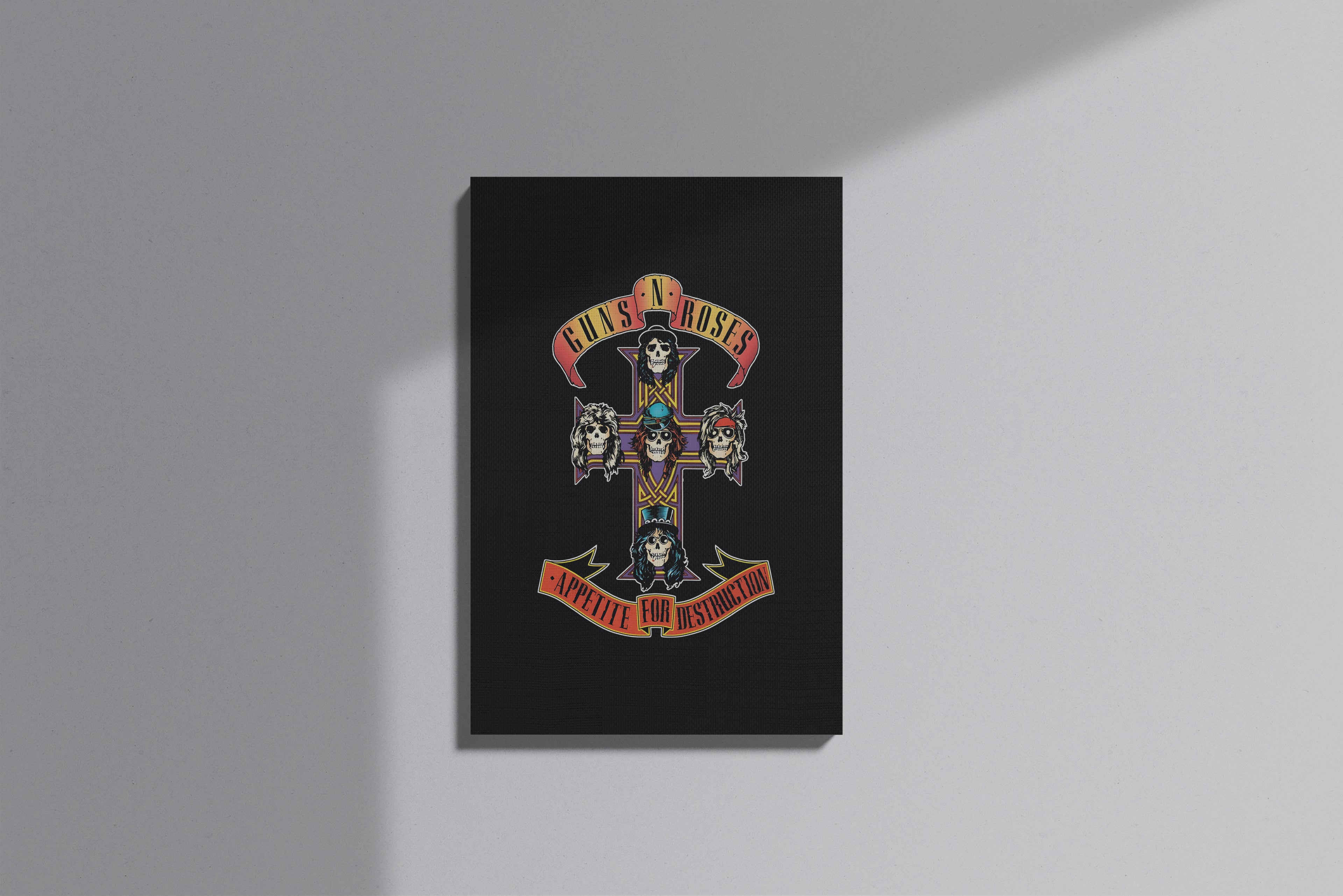 GeekCultcha Guns N' Roses Appetite for Destruction Premium Canvas Print