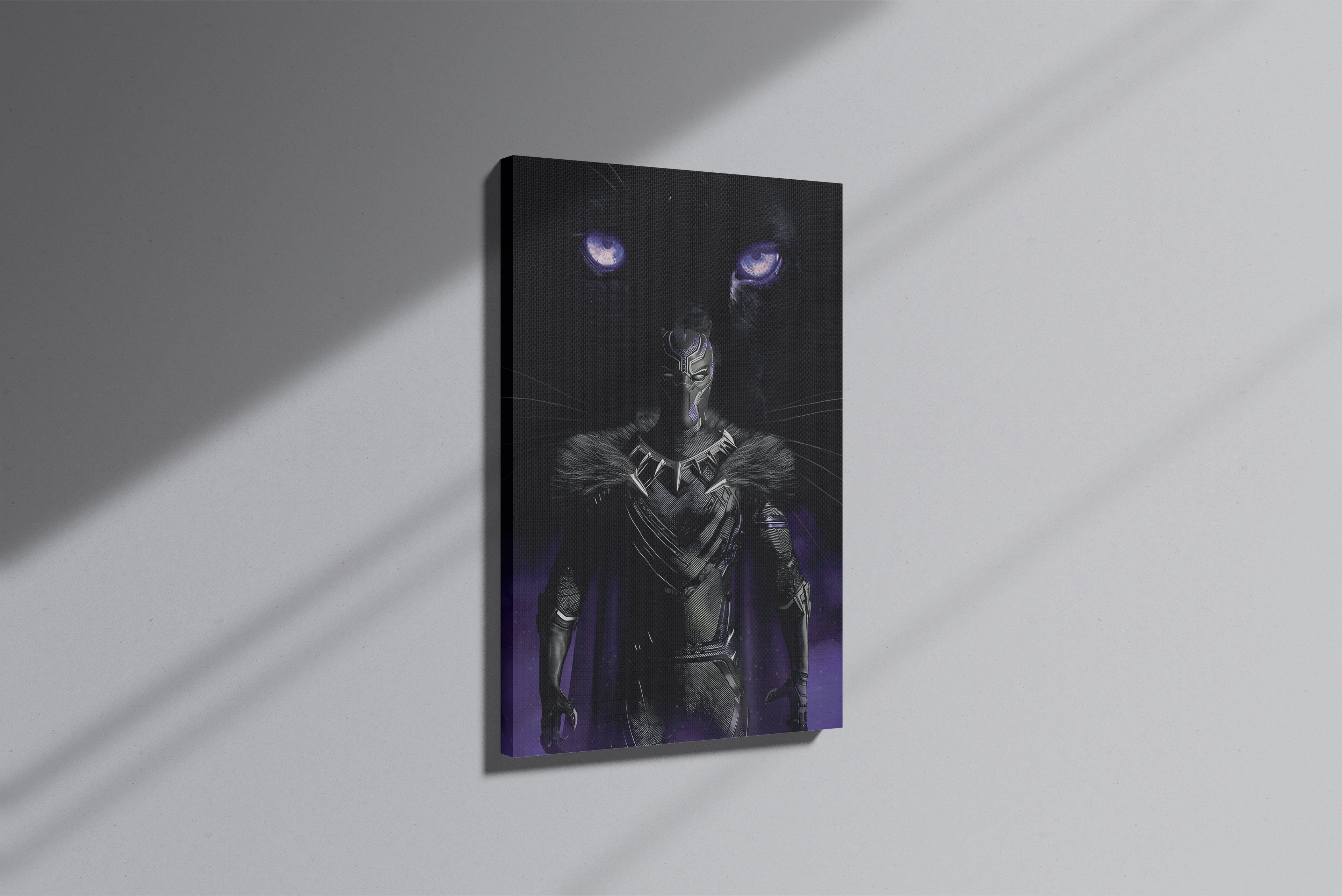 GeekCultcha Marvel Black Panther Premium Canvas Print