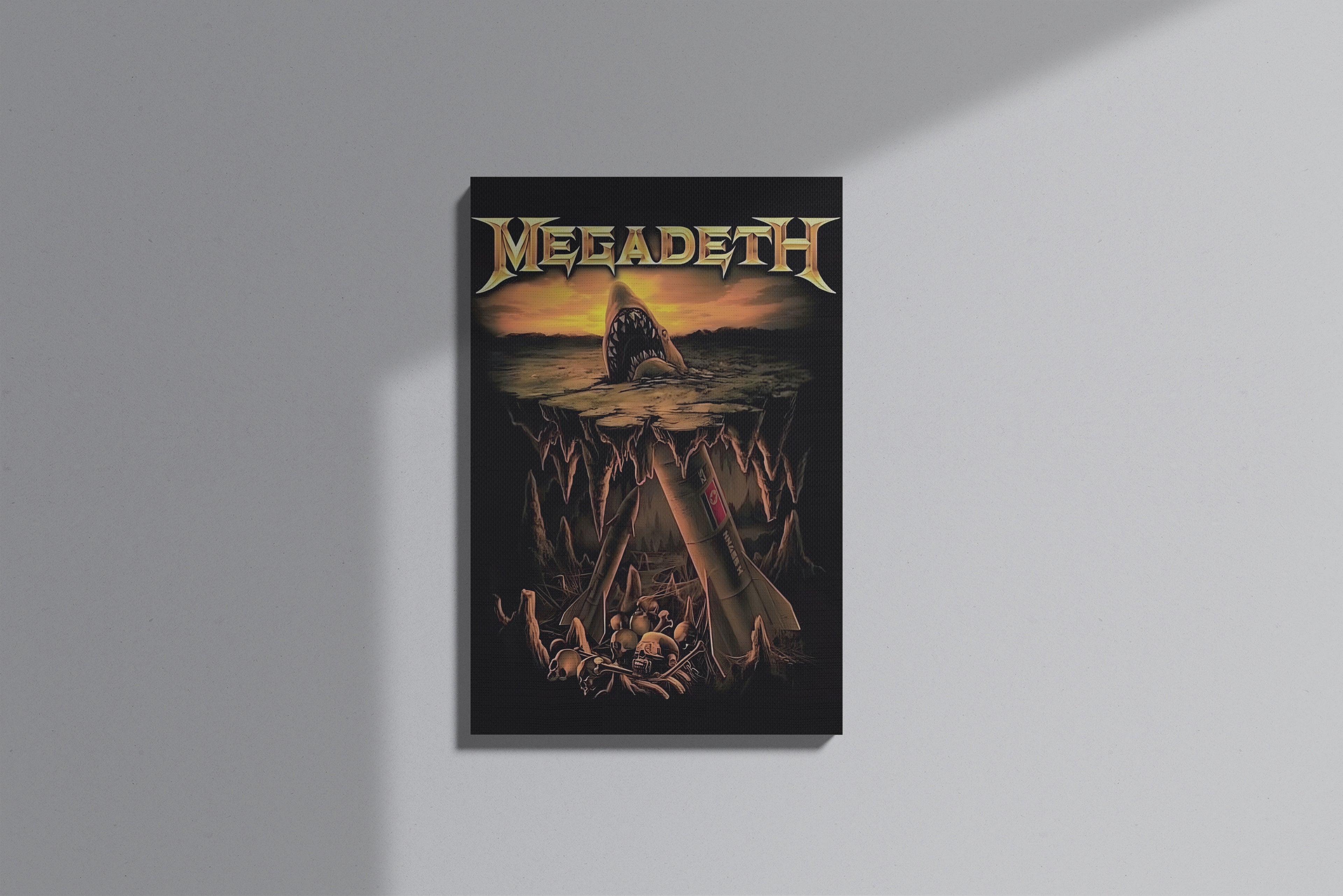 GeekCultcha Megadeth Dystopia Premium Canvas Print