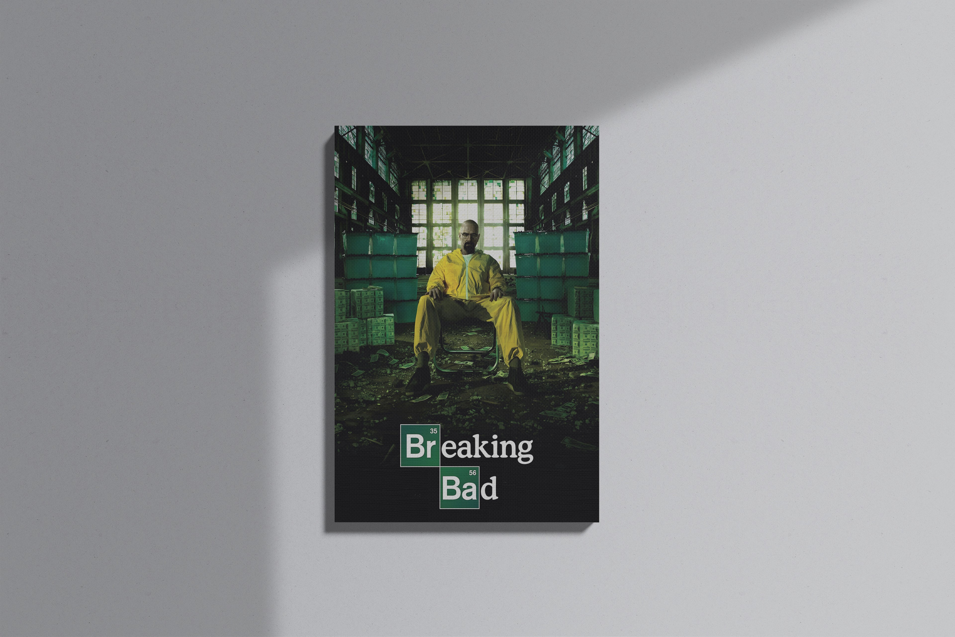 GeekCultcha Breaking Bad Walter White Premium Canvas Print