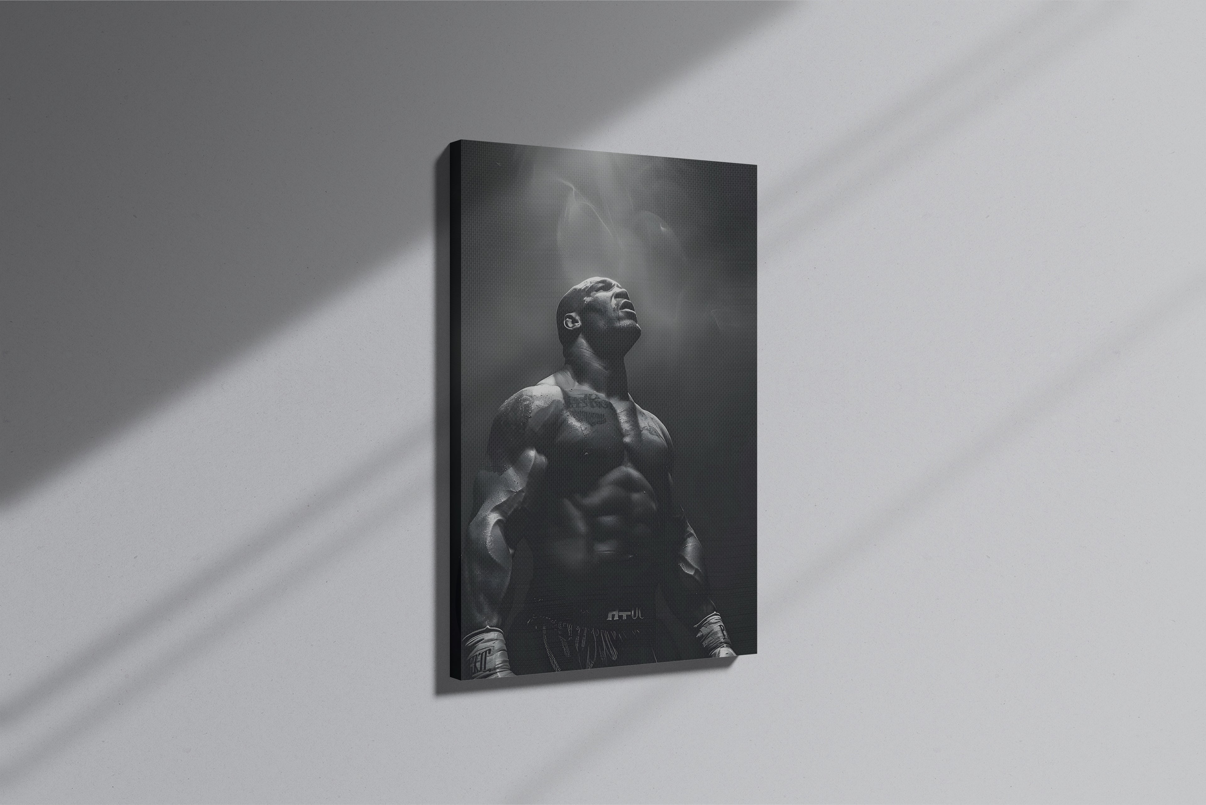 GeekCultcha Boxing Champion Themed Premium Canvas Painting