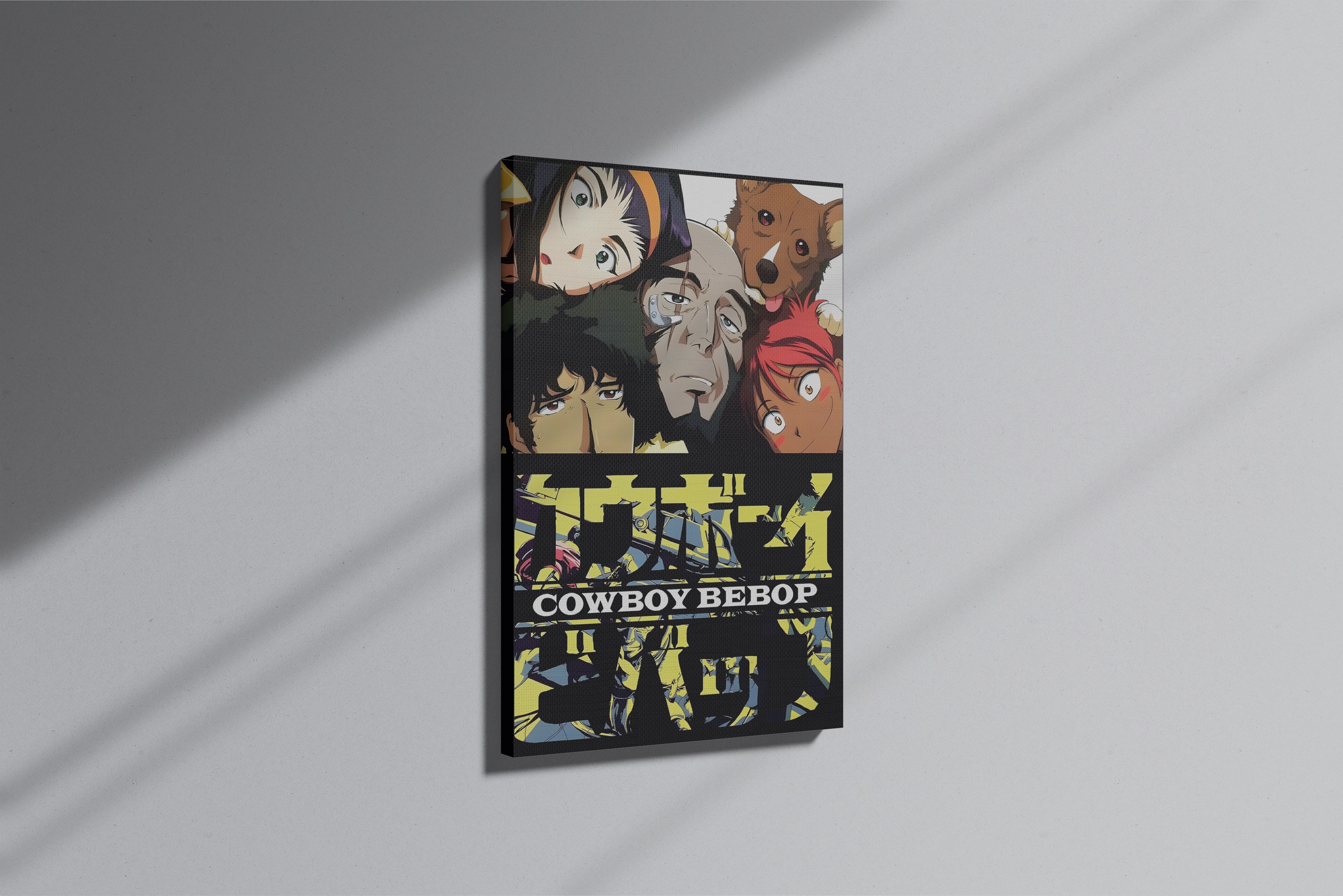 GeekCultcha Cowboy Bebop Character Themed Premium Canvas Painting