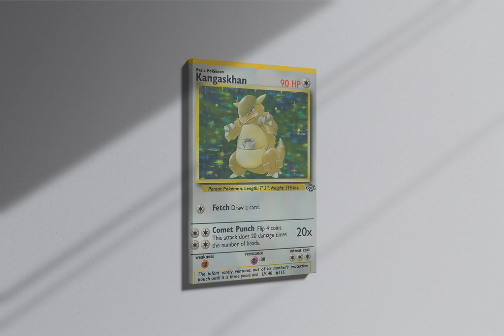 GeekCultcha Pokémon Kangaskhan Premium Canvas Print