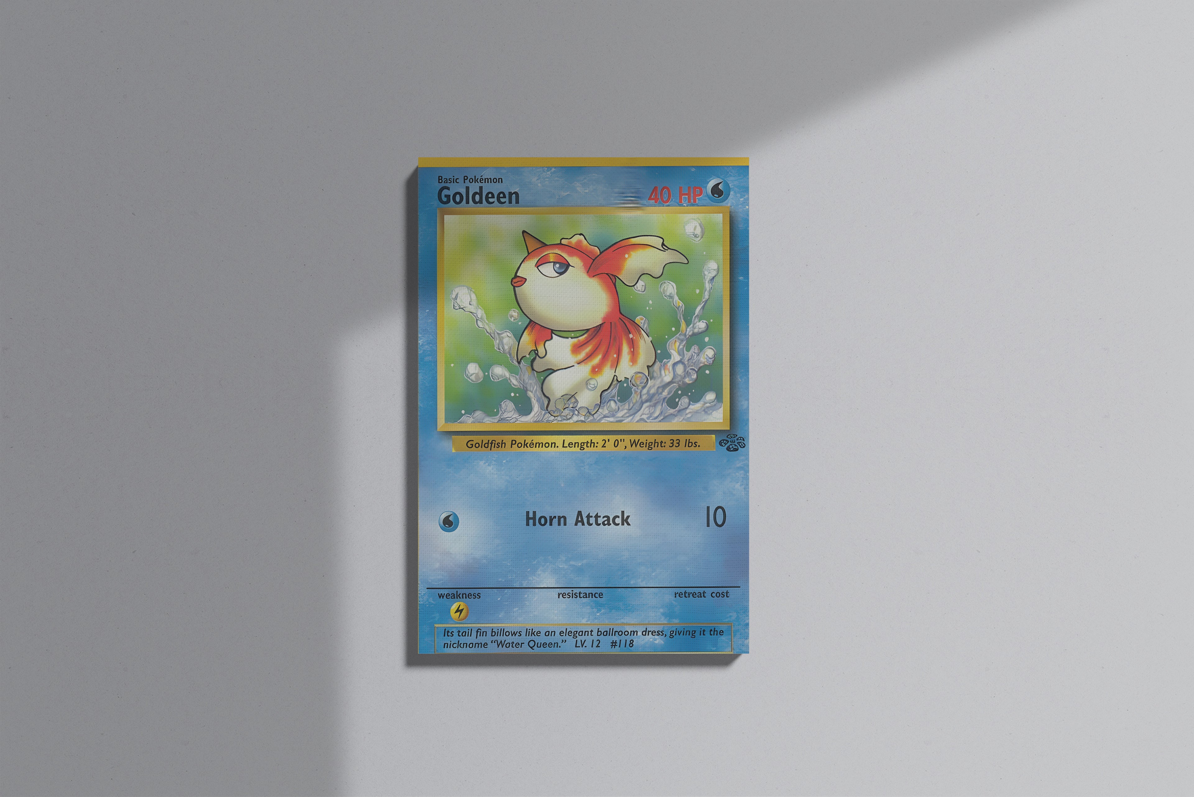 GeekCultcha Pokémon Goldeen Premium Canvas Print