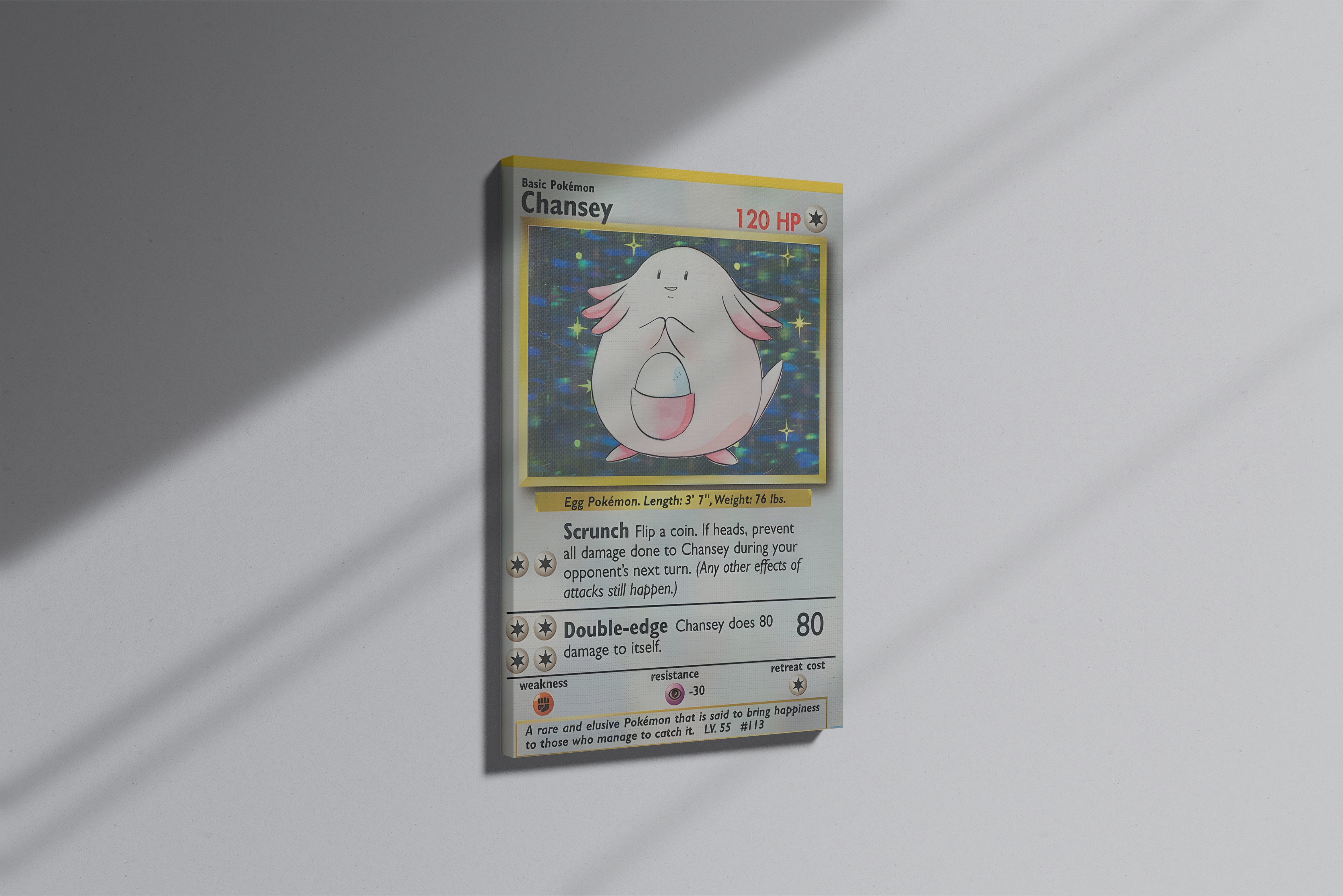 GeekCultcha Pokémon Chansey Premium Canvas Print