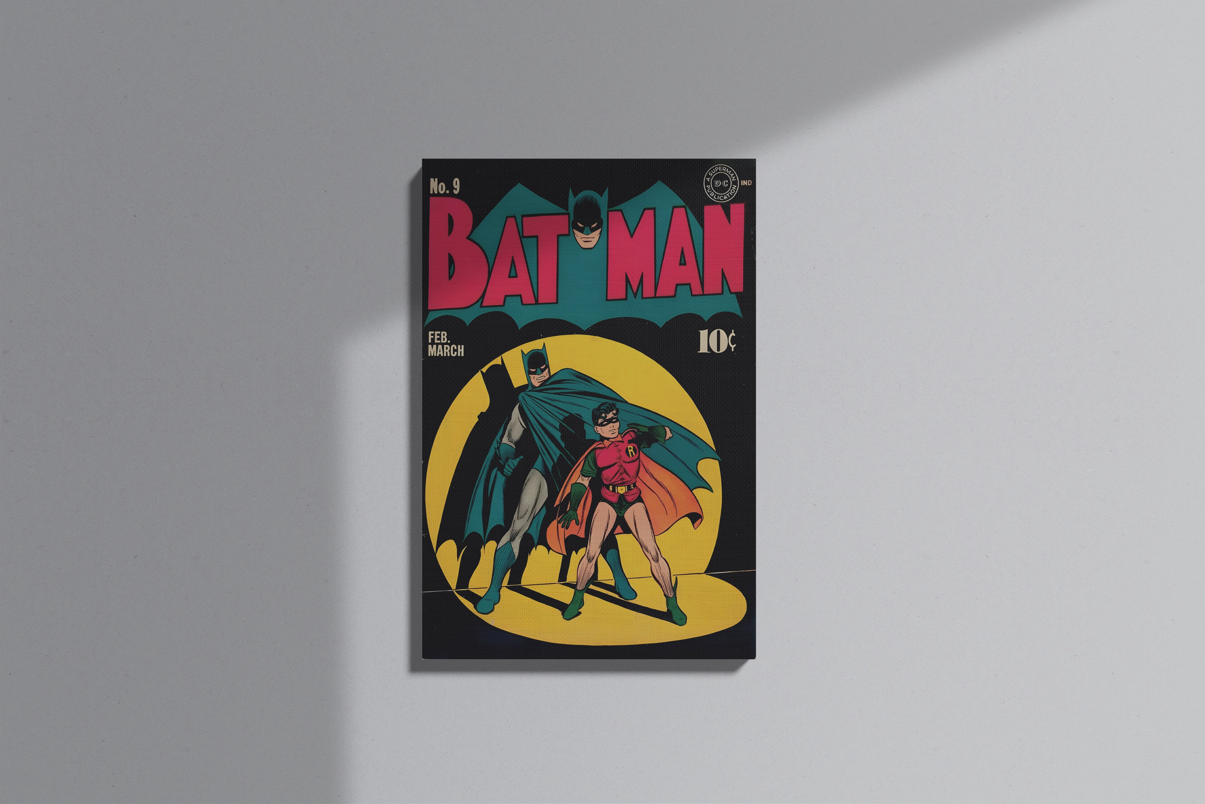 GeekCultcha DC Comics Batman Robin Premium Canvas Print