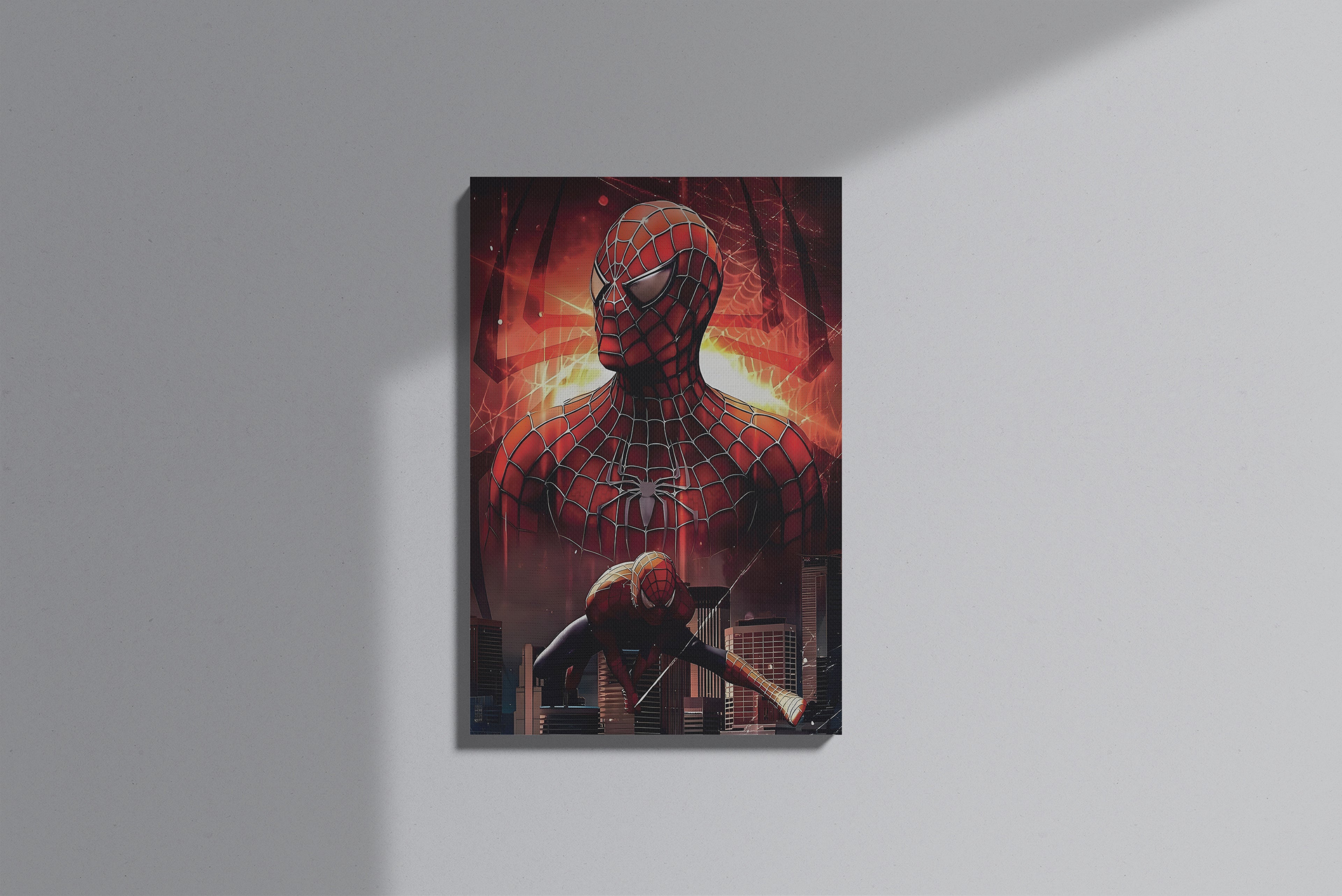 GeekCultcha Marvel Spider-Man Premium Canvas Painting Stylish Design