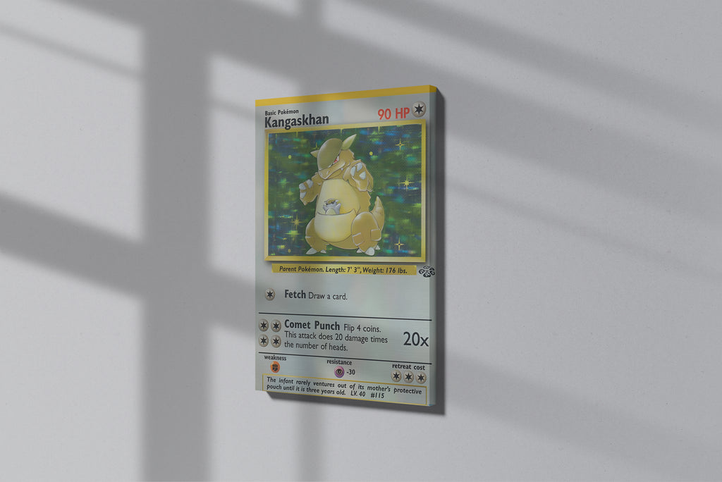 GeekCultcha Pokémon Kangaskhan Premium Canvas Print