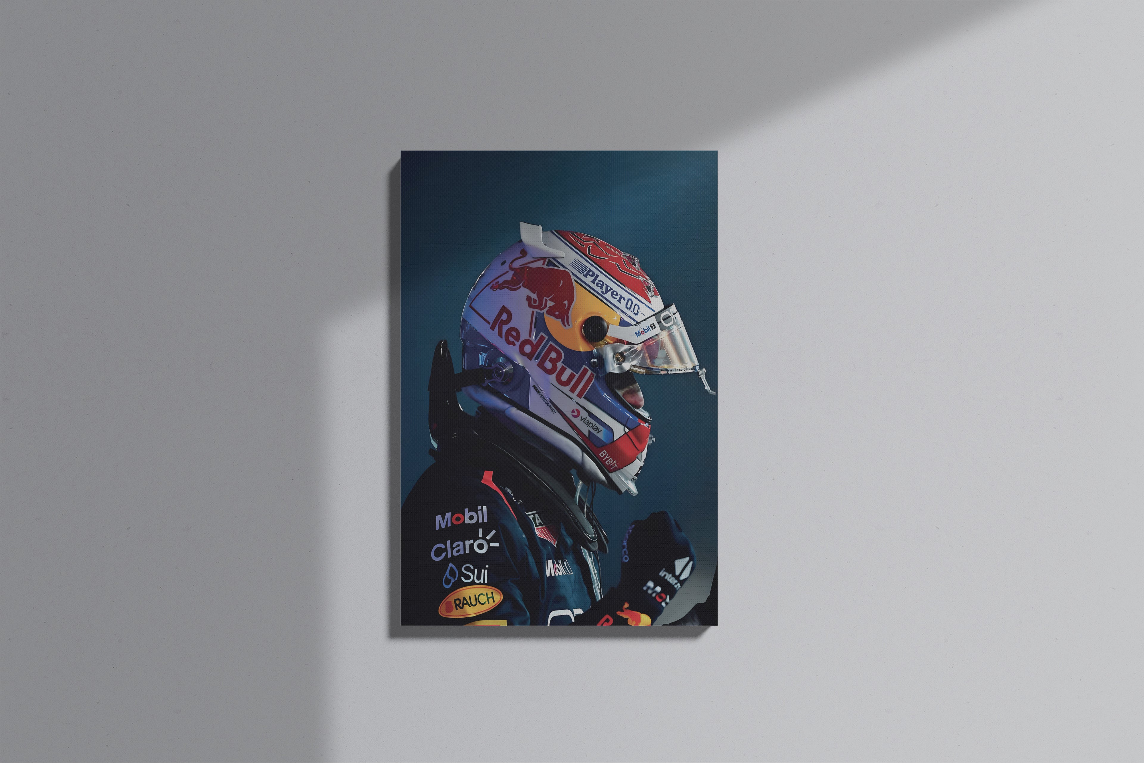 GeekCultcha Red Bull Racing Themed Premium Canvas Print