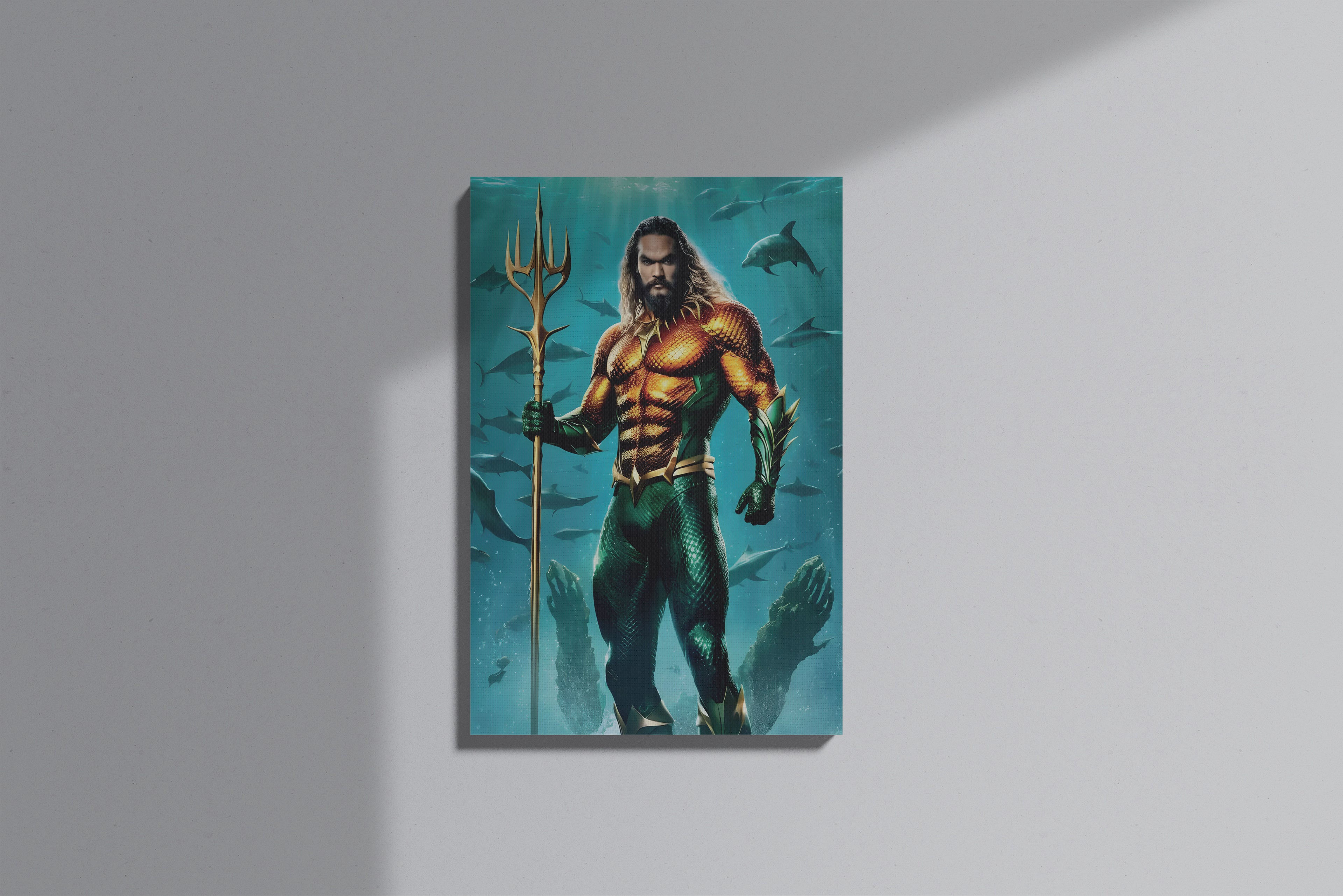 GeekCultcha DC Comics Aquaman Premium Canvas Print
