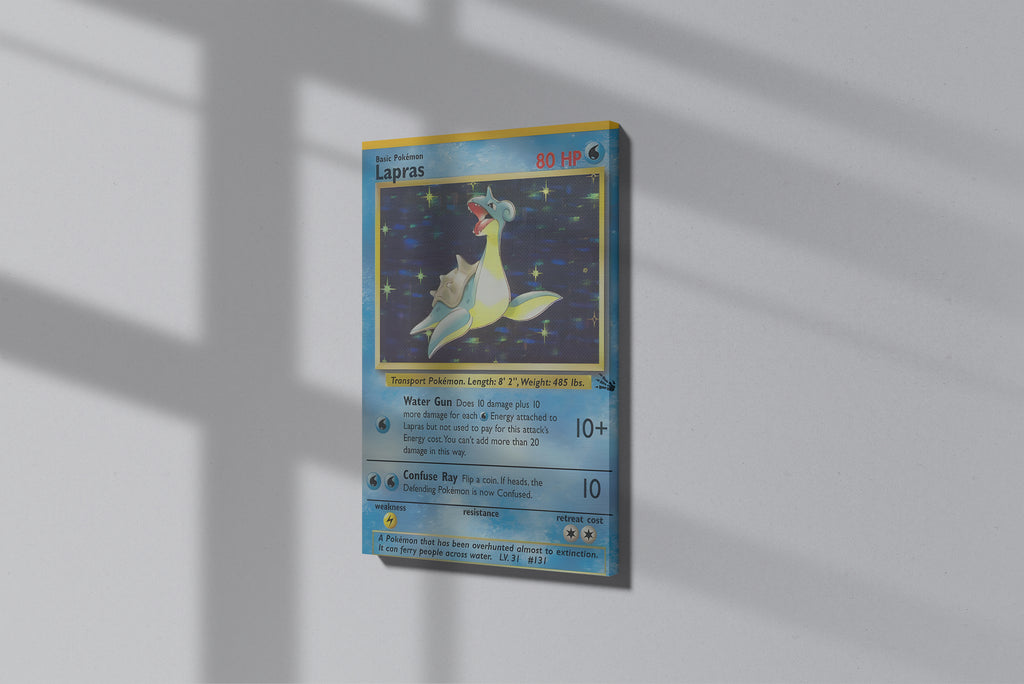 GeekCultcha Pokémon Lapras Premium Canvas Print