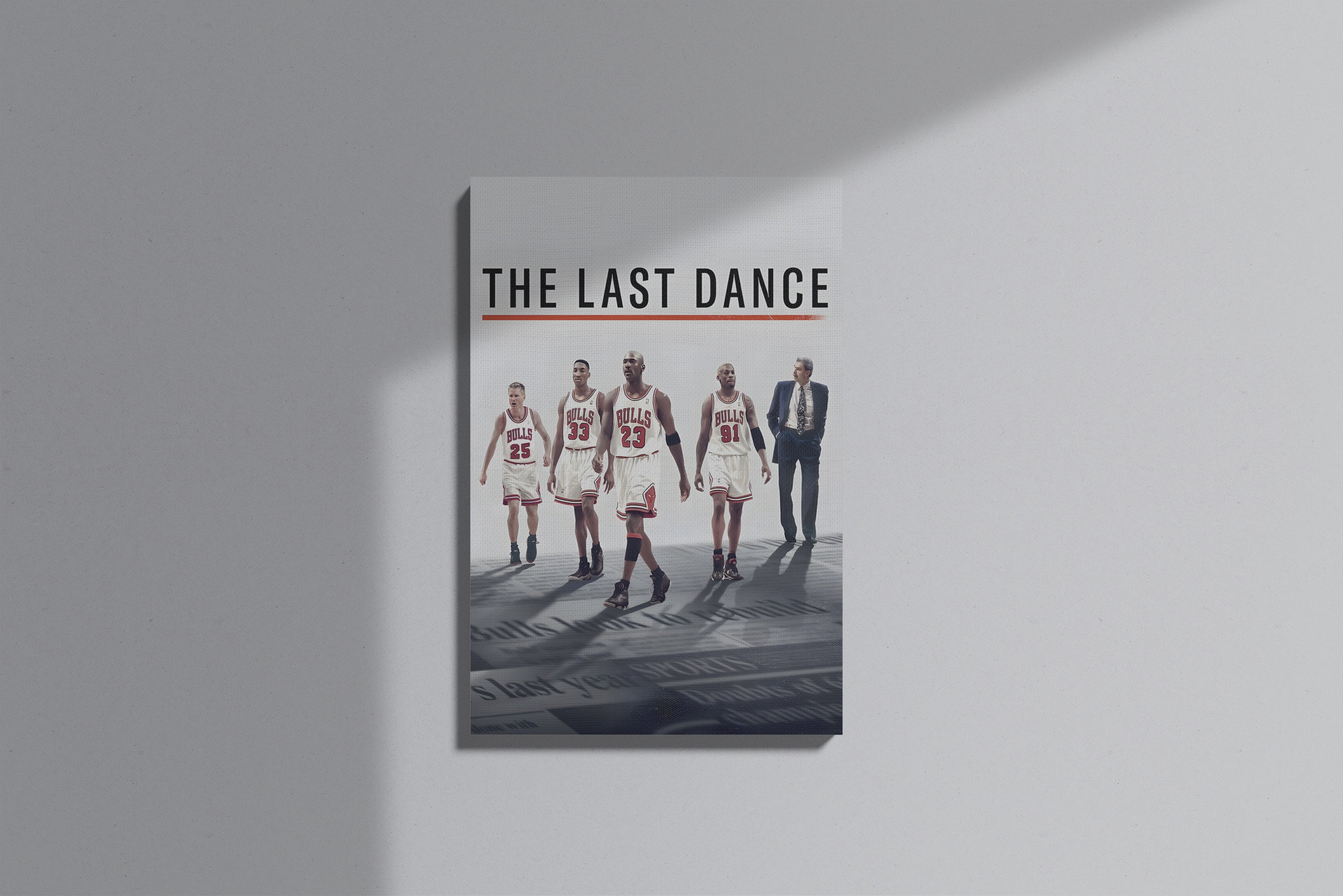 GeekCultcha The Last Dance Chicago Bulls Premium Canvas Print
