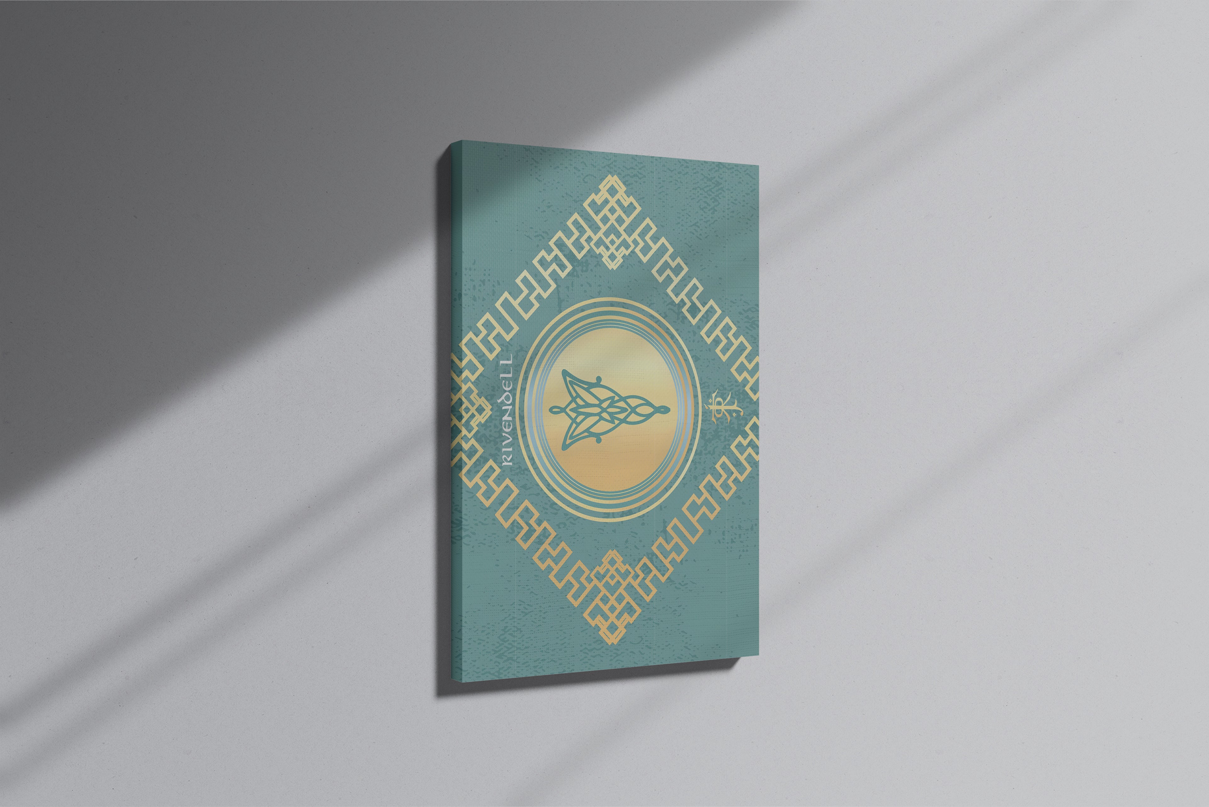 GeekCultcha Rivendell Themed Premium Canvas Painting