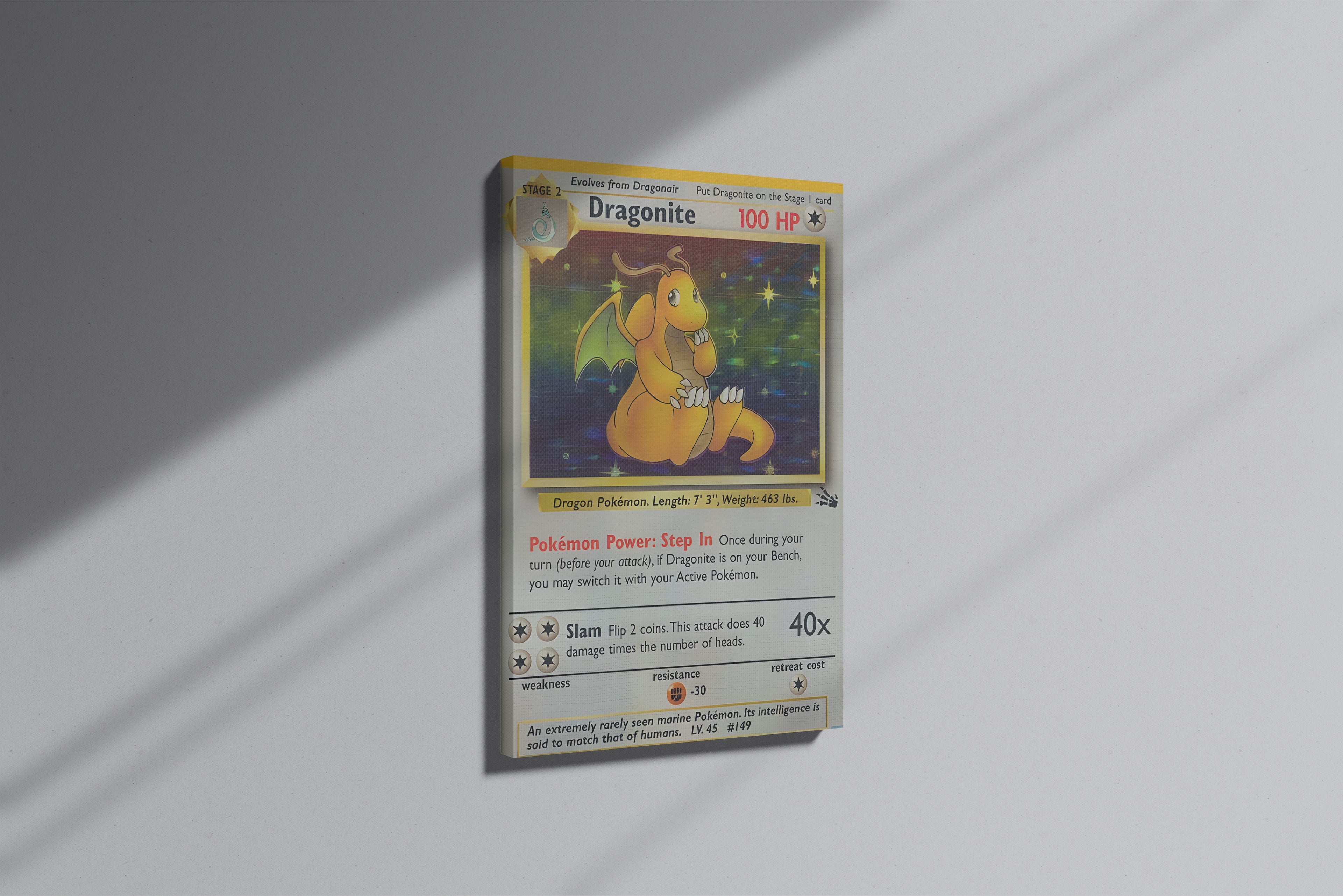 GeekCultcha Pokémon Dragonite Premium Canvas Print